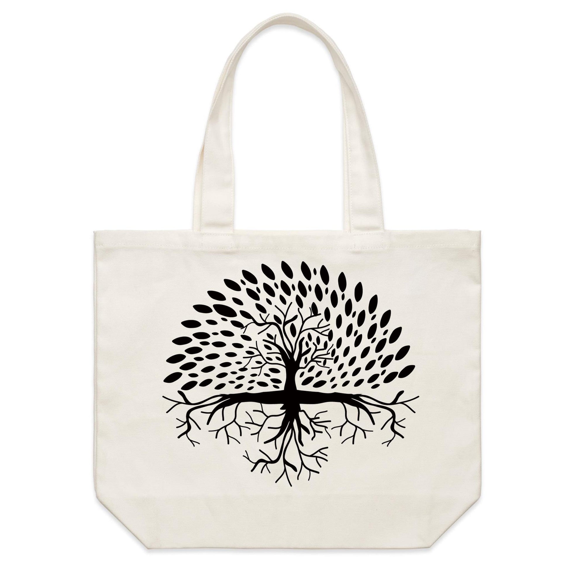 Earthfolk Tree Of Life Canvas Tote Bag - The Crescent Moon