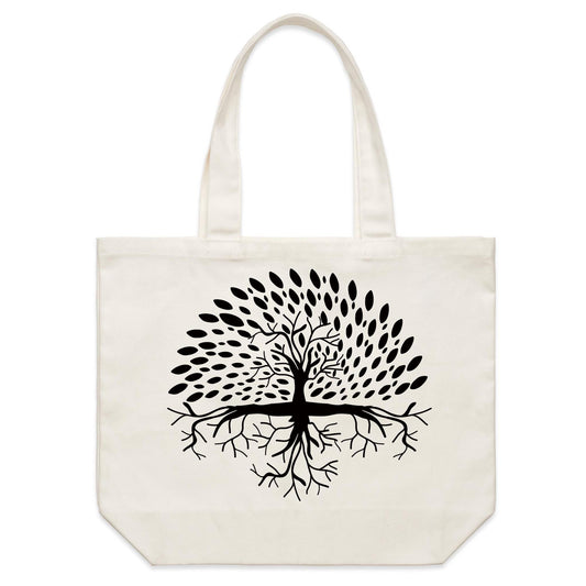 Earthfolk Tree Of Life Canvas Tote Bag - The Crescent Moon