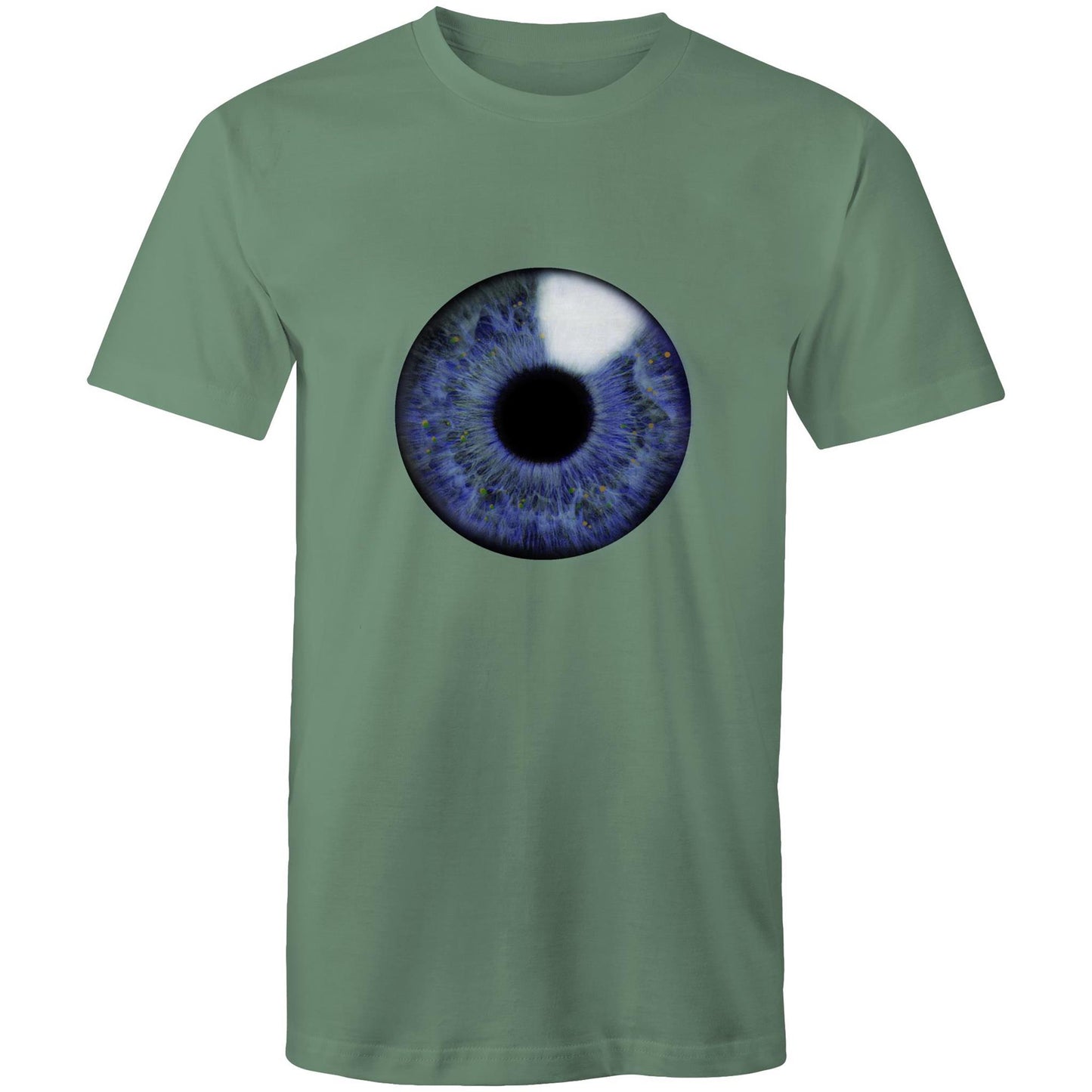 Earthfolk Printed T shirt - Mens Relaxed Fit - Eyeball - The Crescent Moon