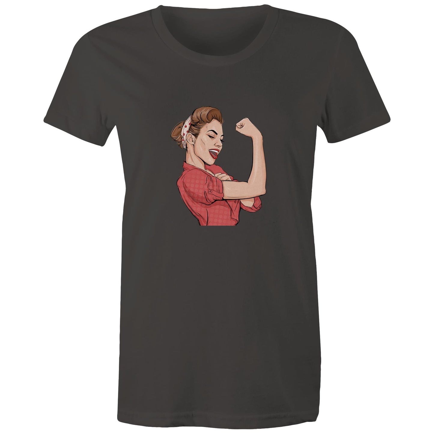 Women's Earthfolk T shirt - I am Woman - The Crescent Moon