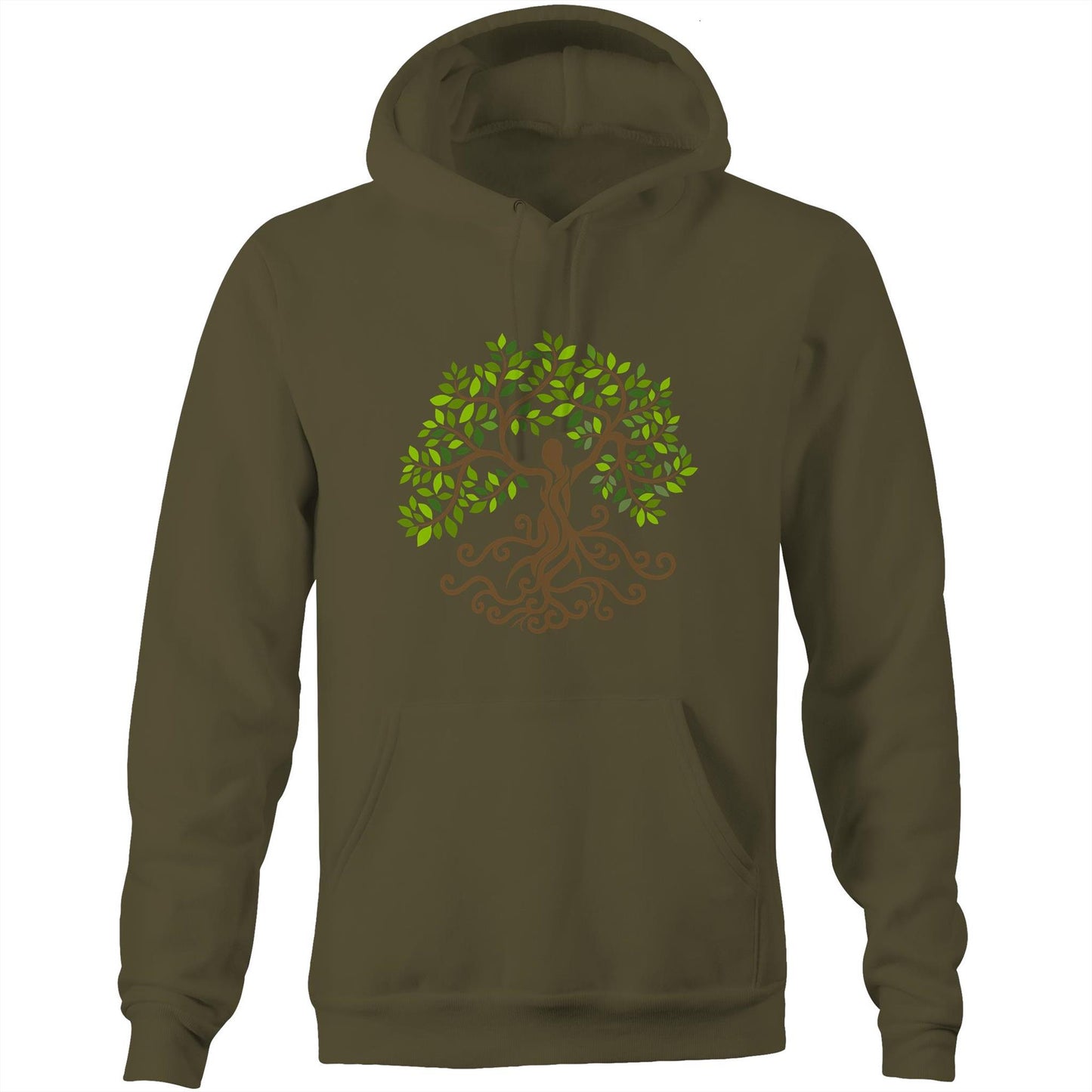 Unisex Earthfolk Hoodie - Earth and Soul - The Crescent Moon