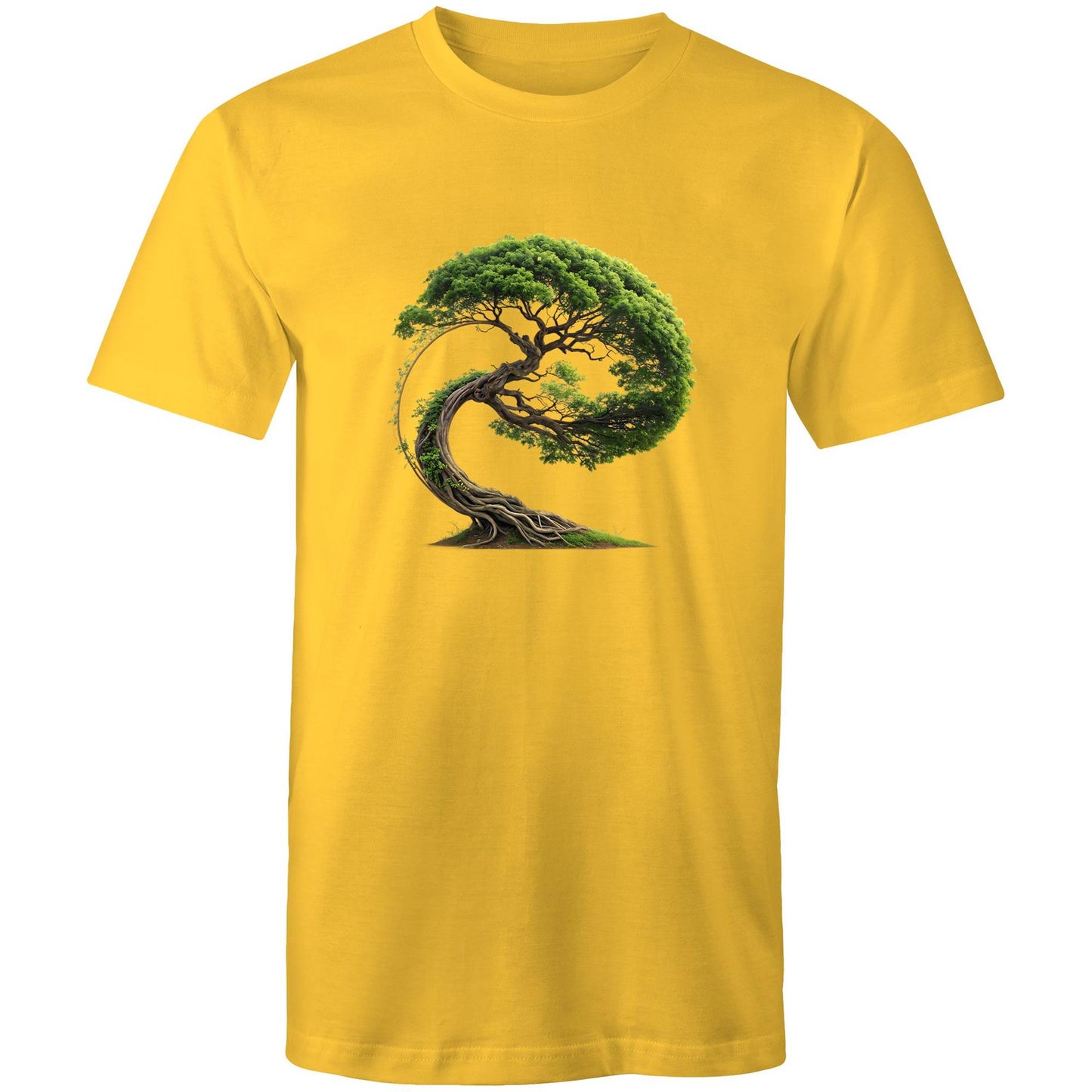 Men's Earthfolk T shirt - Swept in Motion - The Crescent Moon