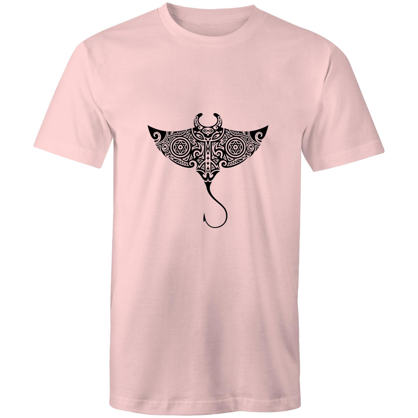 Men's Earthfolk T shirt - Totem Sting Ray - The Crescent Moon
