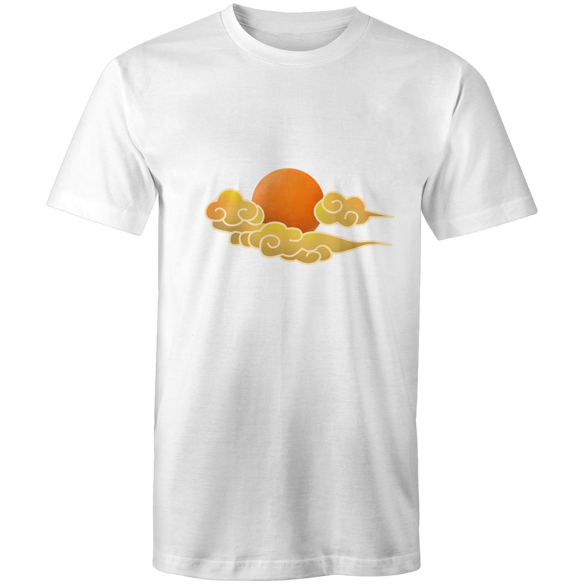 Men's Earthfolk T shirt - Cloud Swirl - The Crescent Moon
