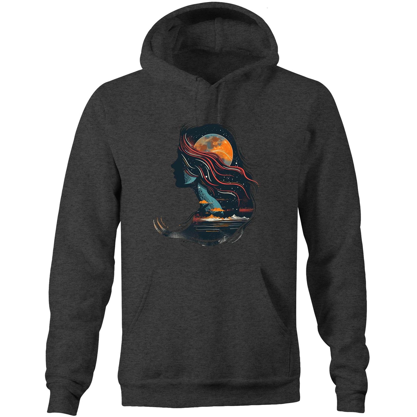 Unisex Earthfolk Hoodie - Child of the Universe - The Crescent Moon