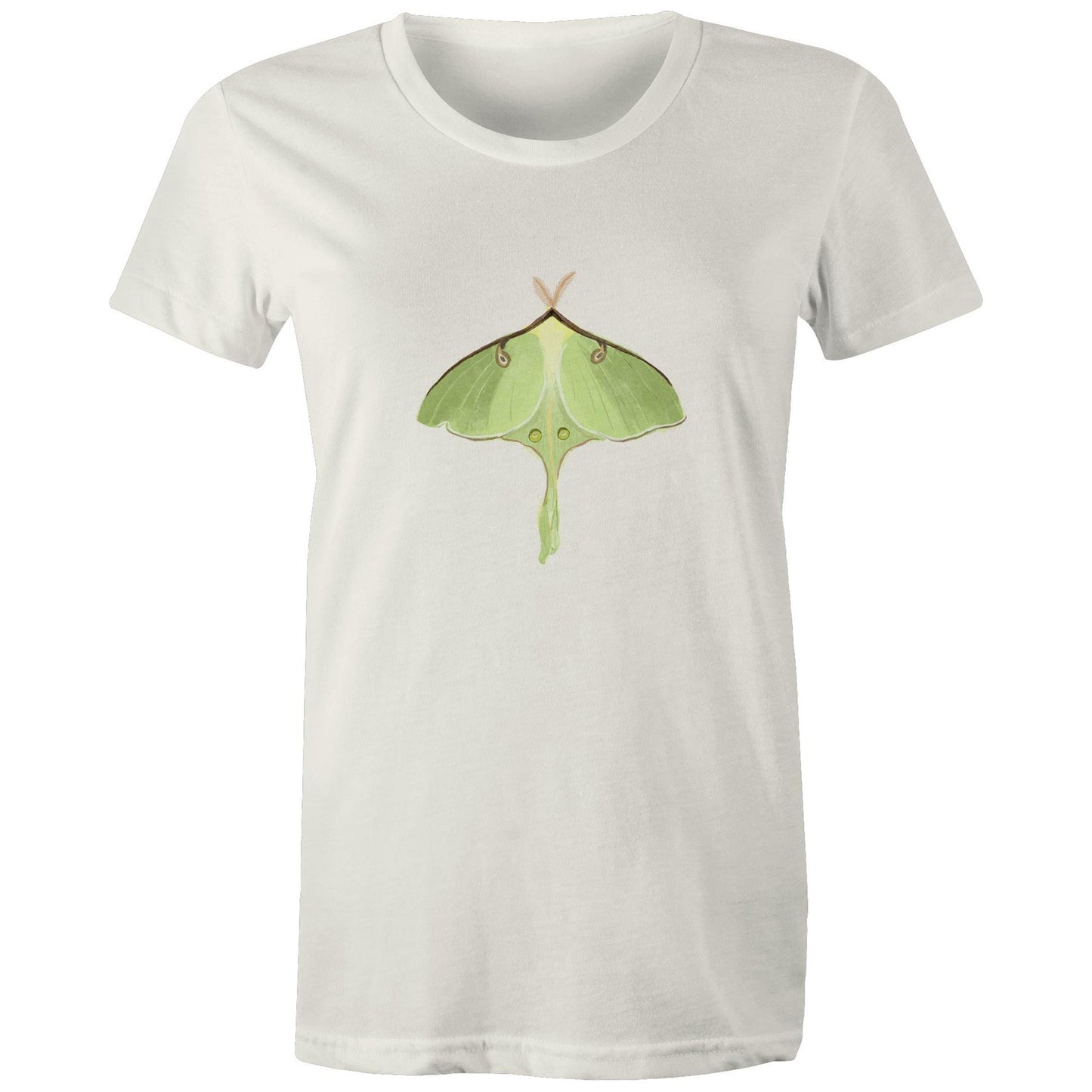 Earthfolk Printed T shirt - Women's Relaxed Fit - Luna Moth