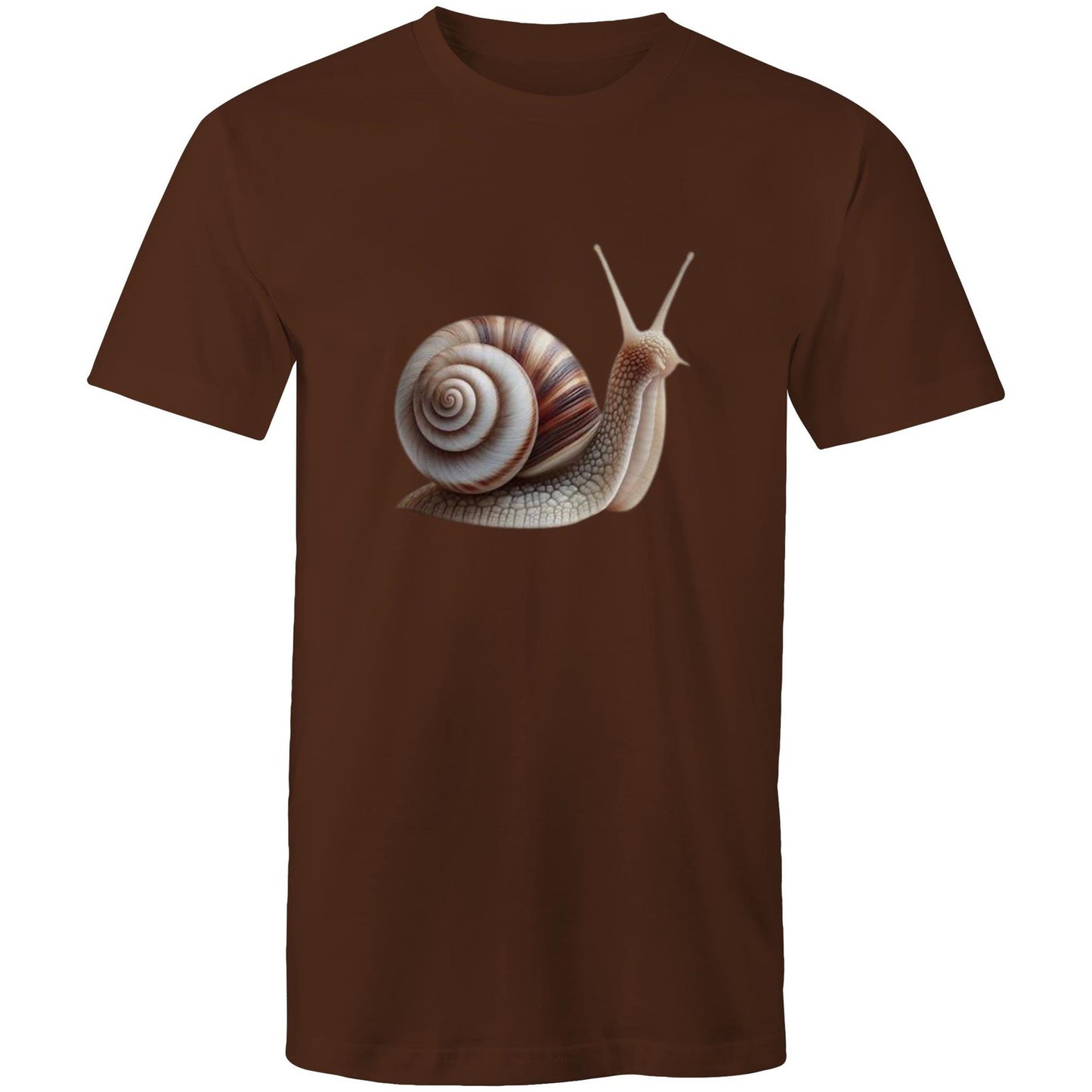 Men's Earthfolk printed T shirt - Snail - The Crescent Moon