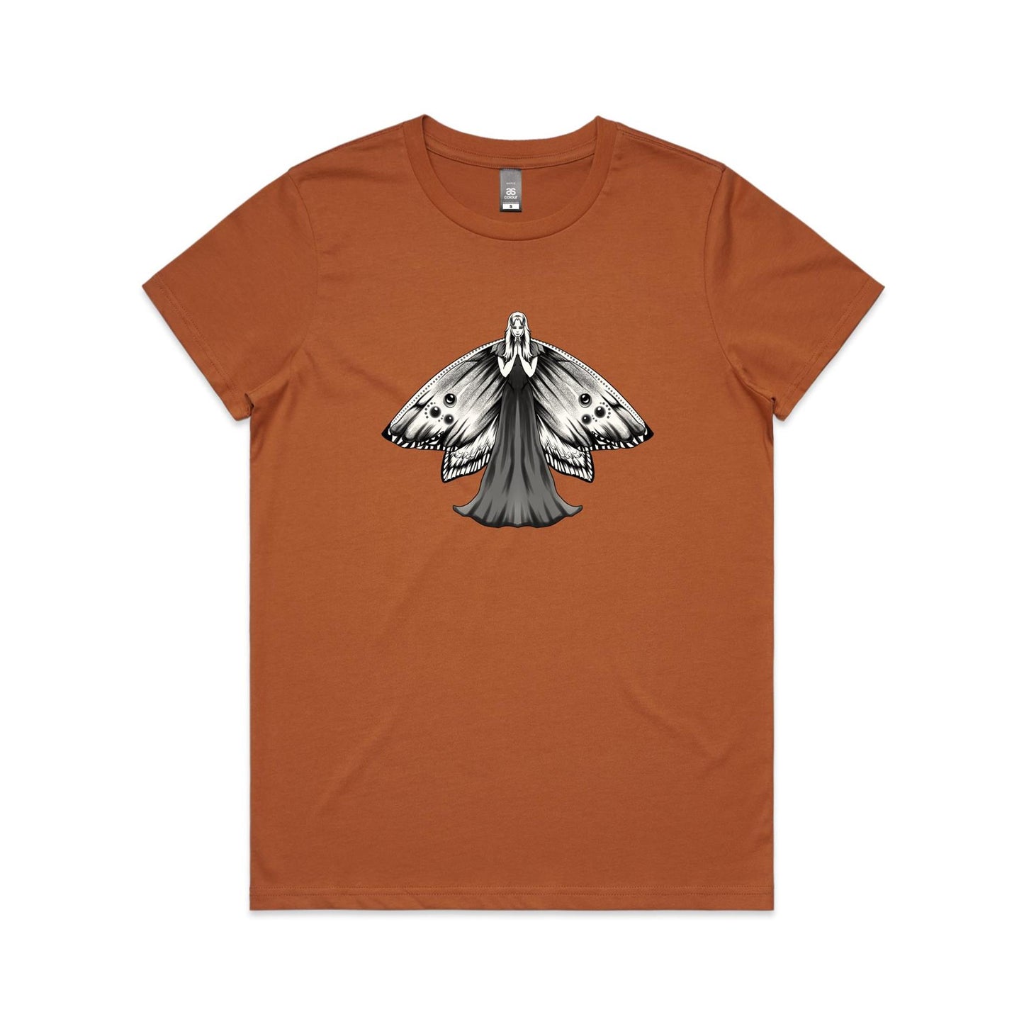 Women's Earthfolk T-Shirt - Moth Goddess