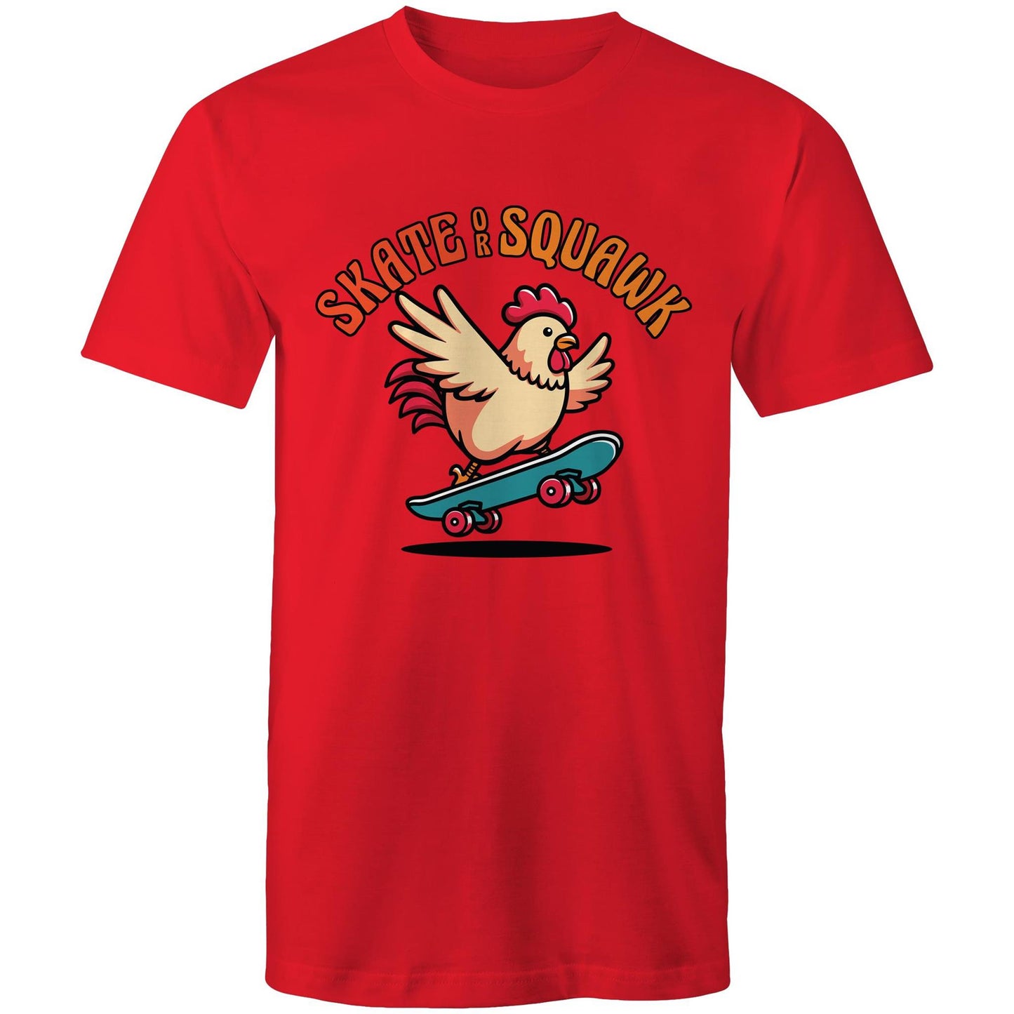 Men's Earthfolk T shirt - Skater Chook