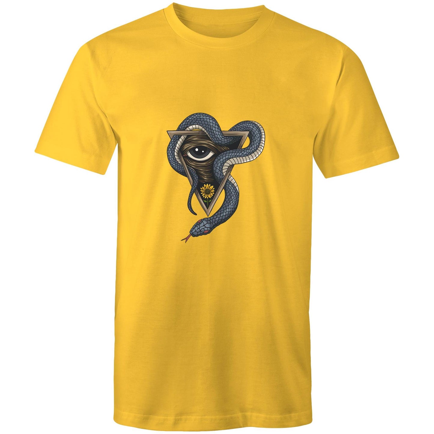Men's Earthfolk T shirt - Serpents Vision - The Crescent Moon
