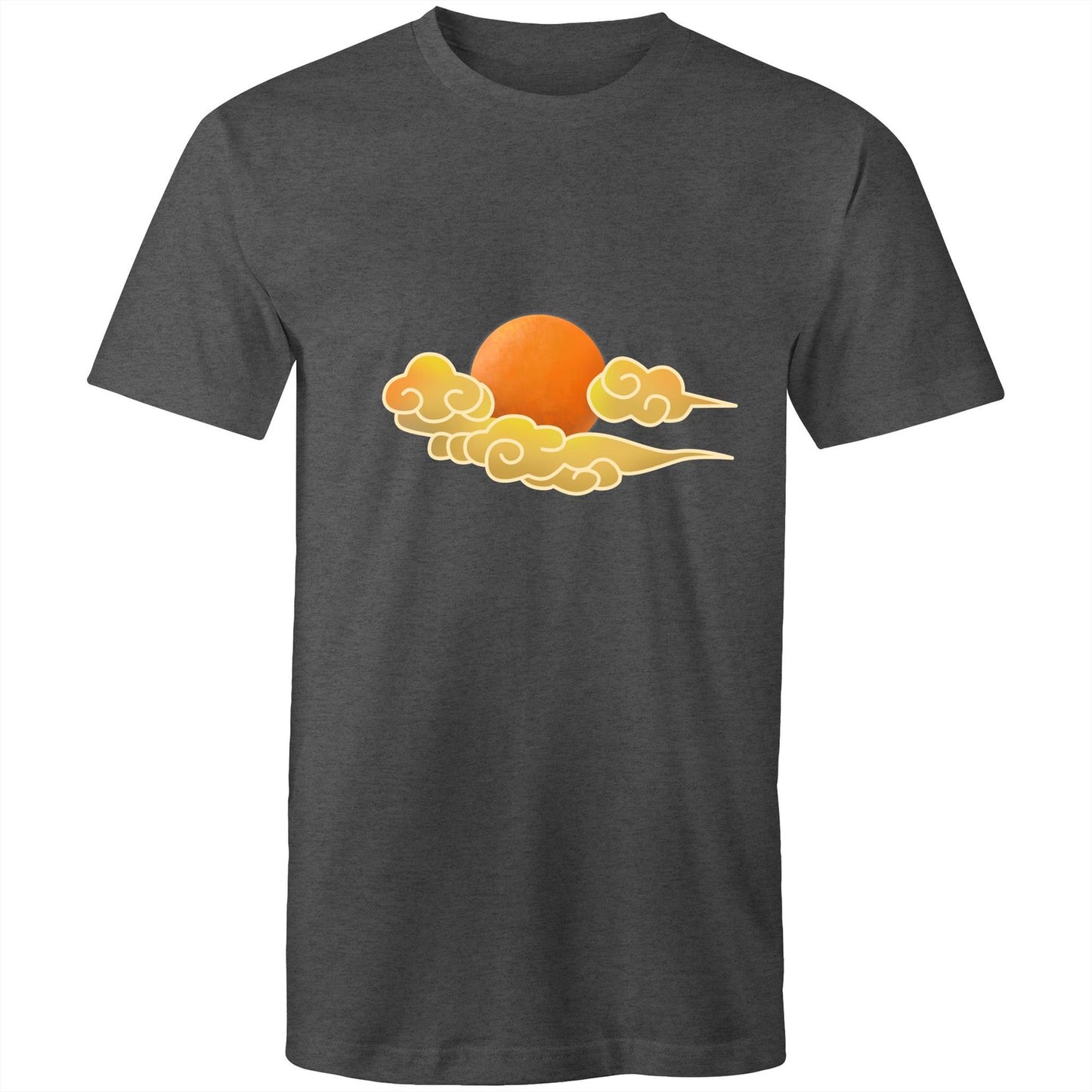Men's Earthfolk T shirt - Cloud Swirl - The Crescent Moon