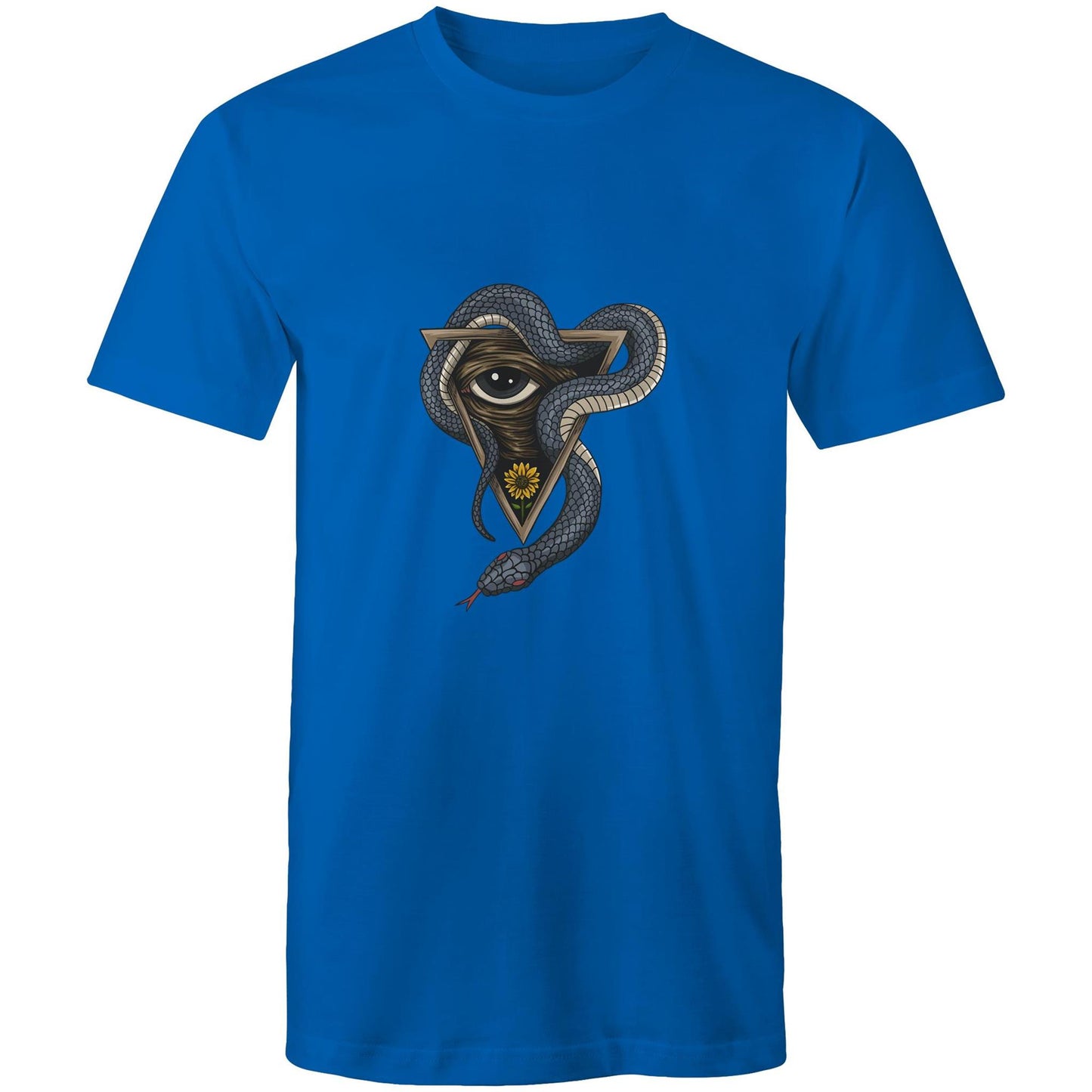 Men's Earthfolk T shirt - Serpents Vision - The Crescent Moon