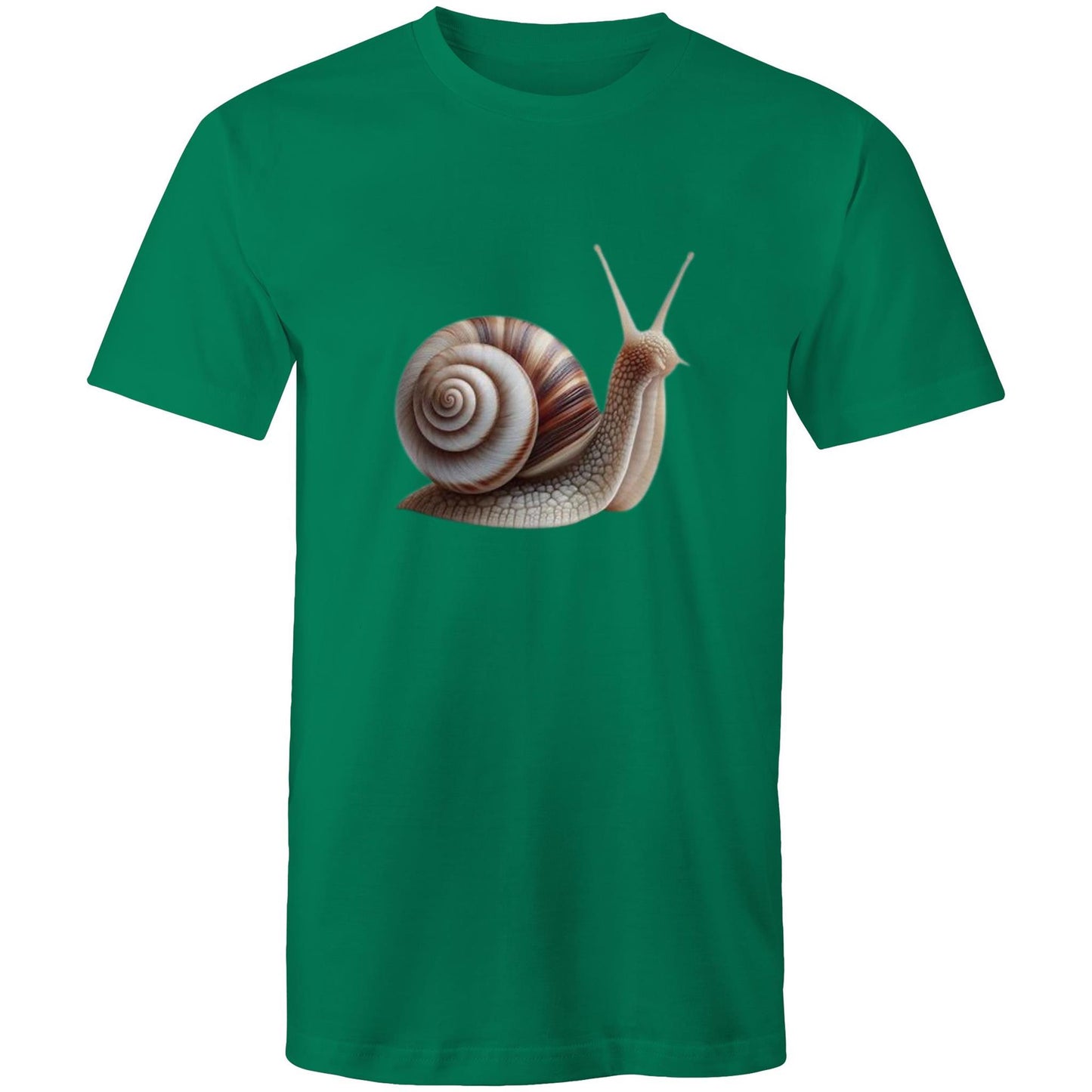 Men's Earthfolk printed T shirt - Snail - The Crescent Moon