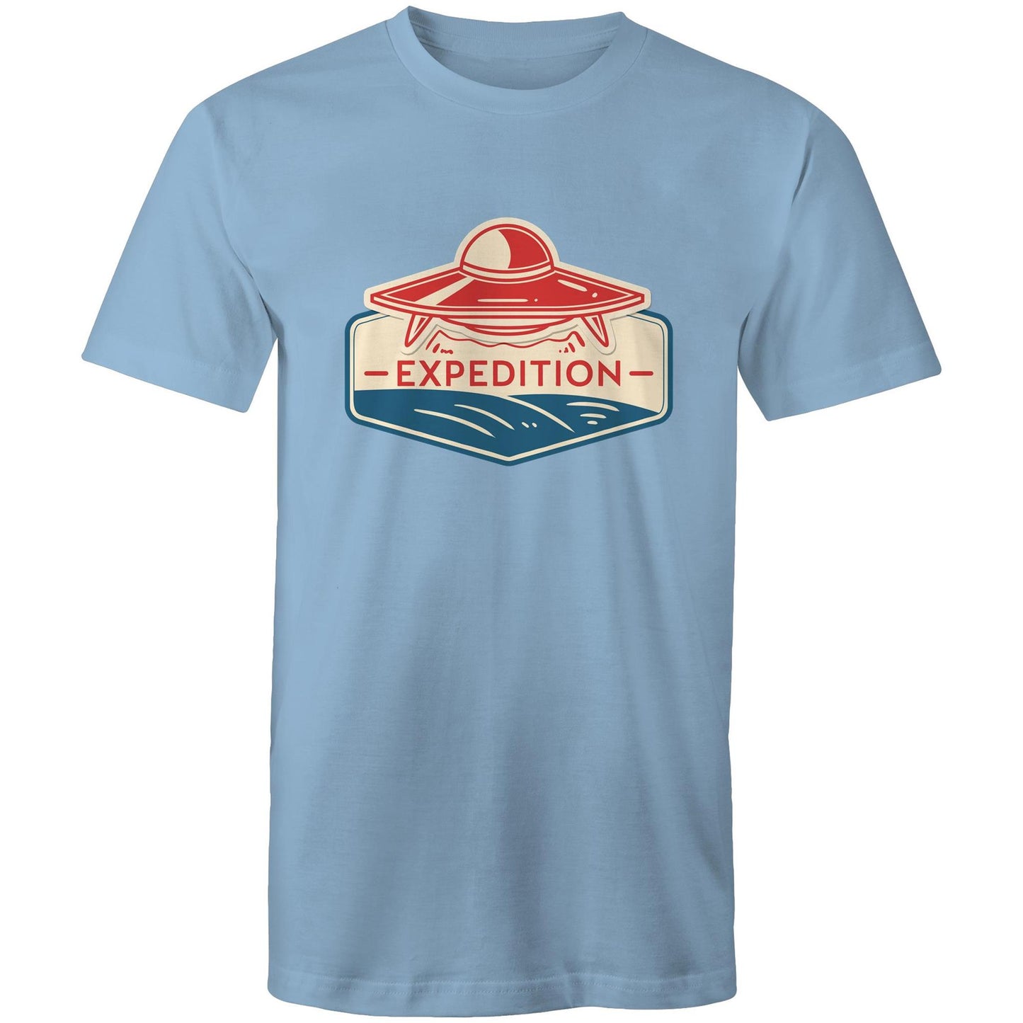 Men's Earthfolk T shirt - Alien Expedition - The Crescent Moon