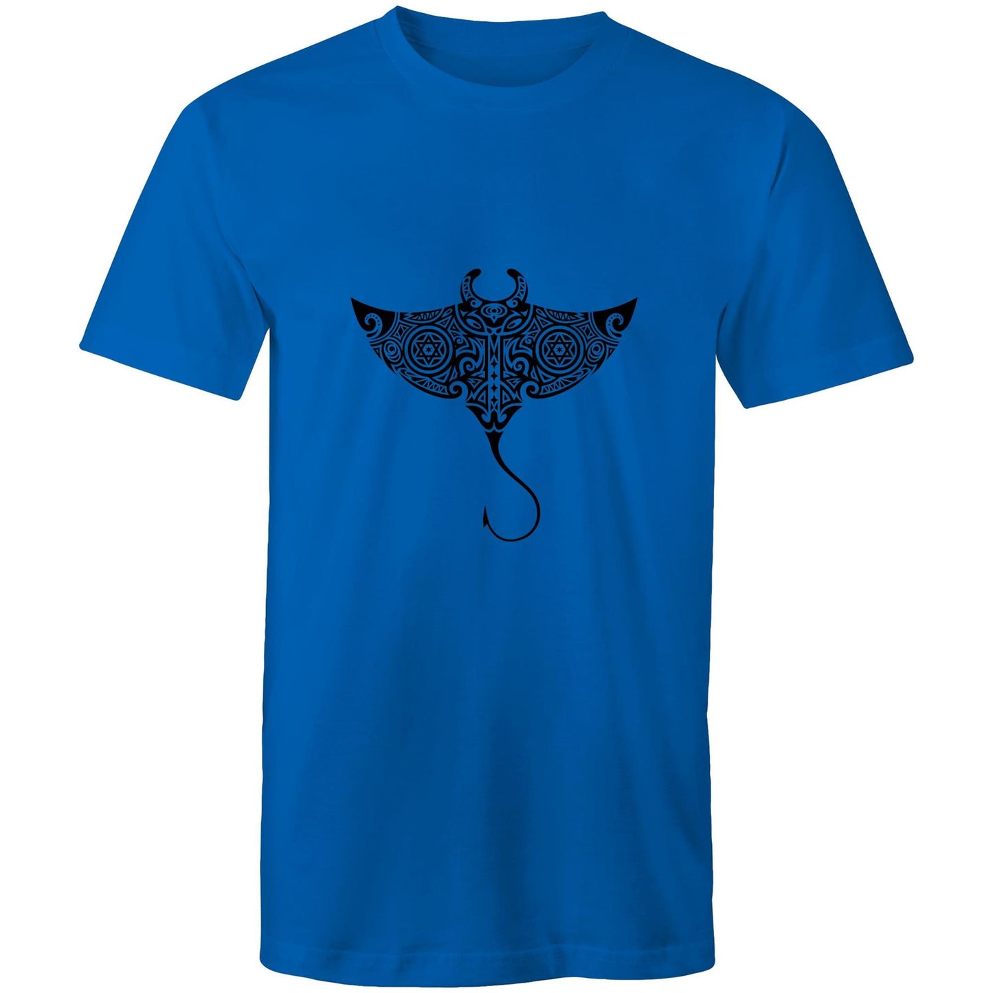 Men's Earthfolk T shirt - Totem Sting Ray - The Crescent Moon