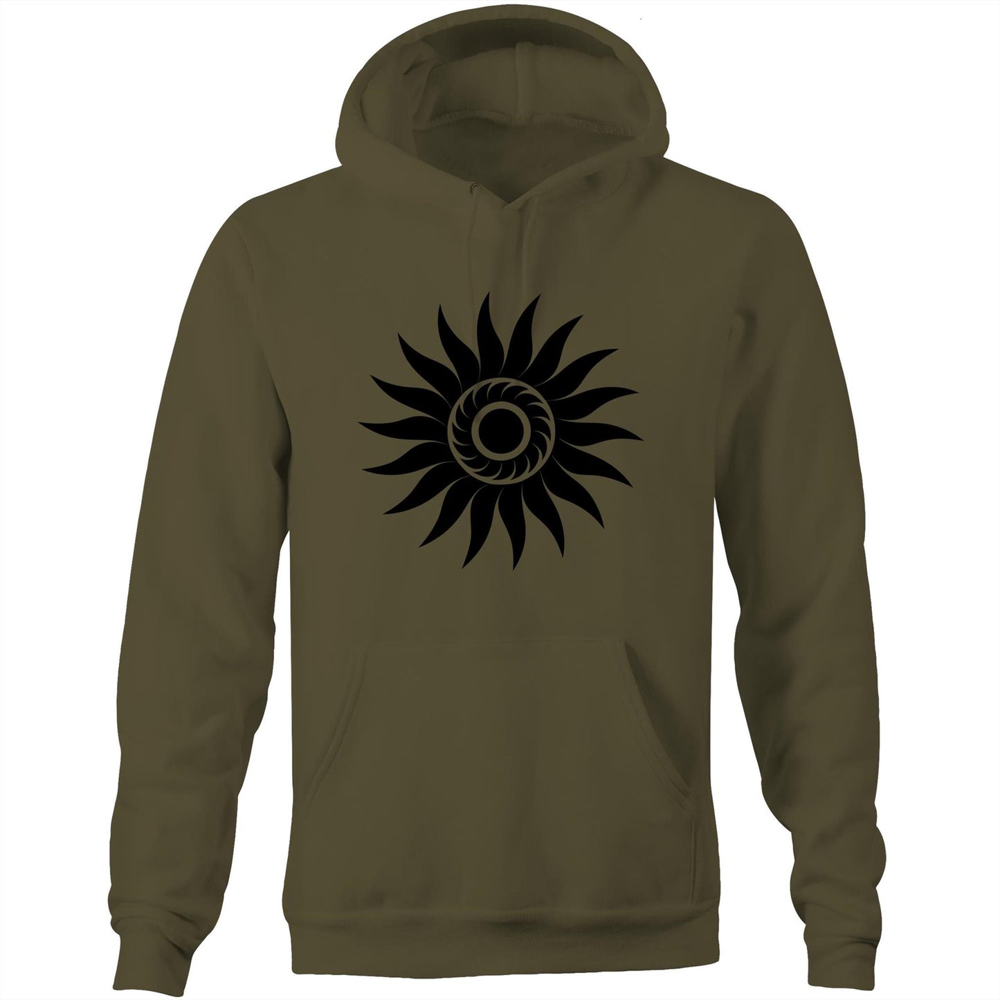 Men's Earthfolk Hoodie - Black Hole Sun