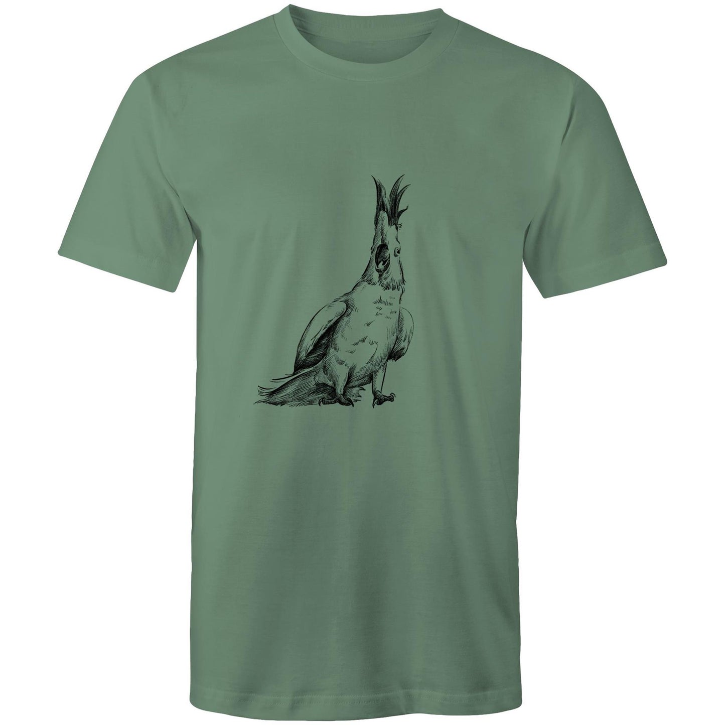 Men's Earthfolk T shirt - Being Cocky - The Crescent Moon