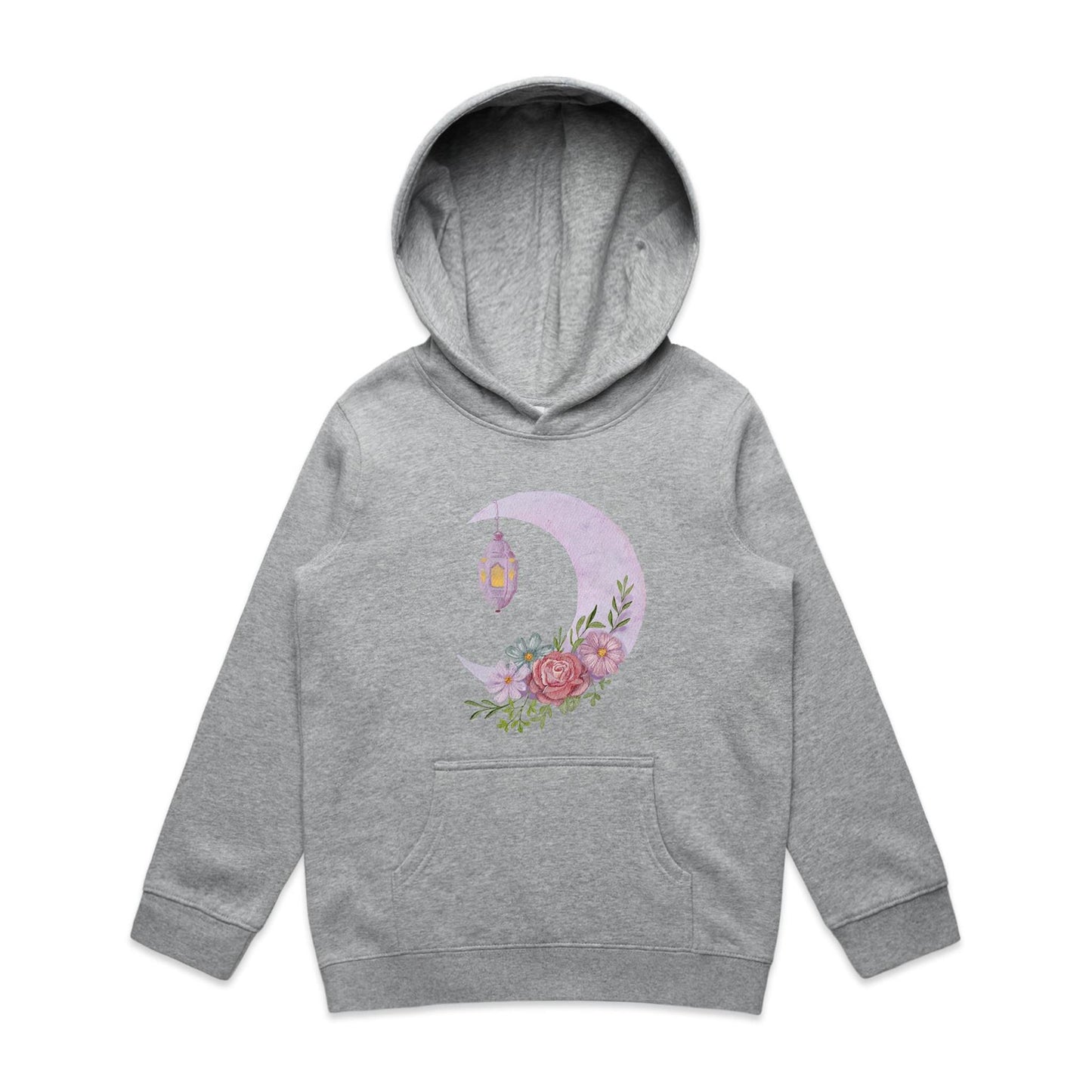 Kids Earthfolk Hoodie - Moonlight - The Crescent Moon