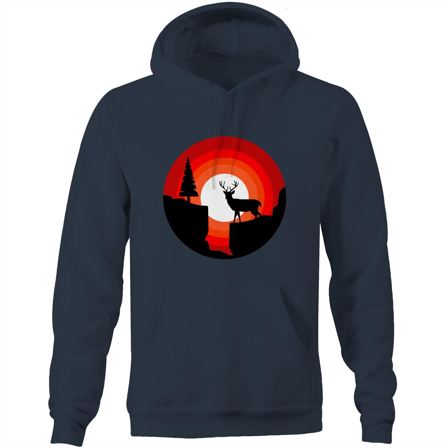 Unisex Earthfolk Hoodie - No Eye Deer - The Crescent Moon