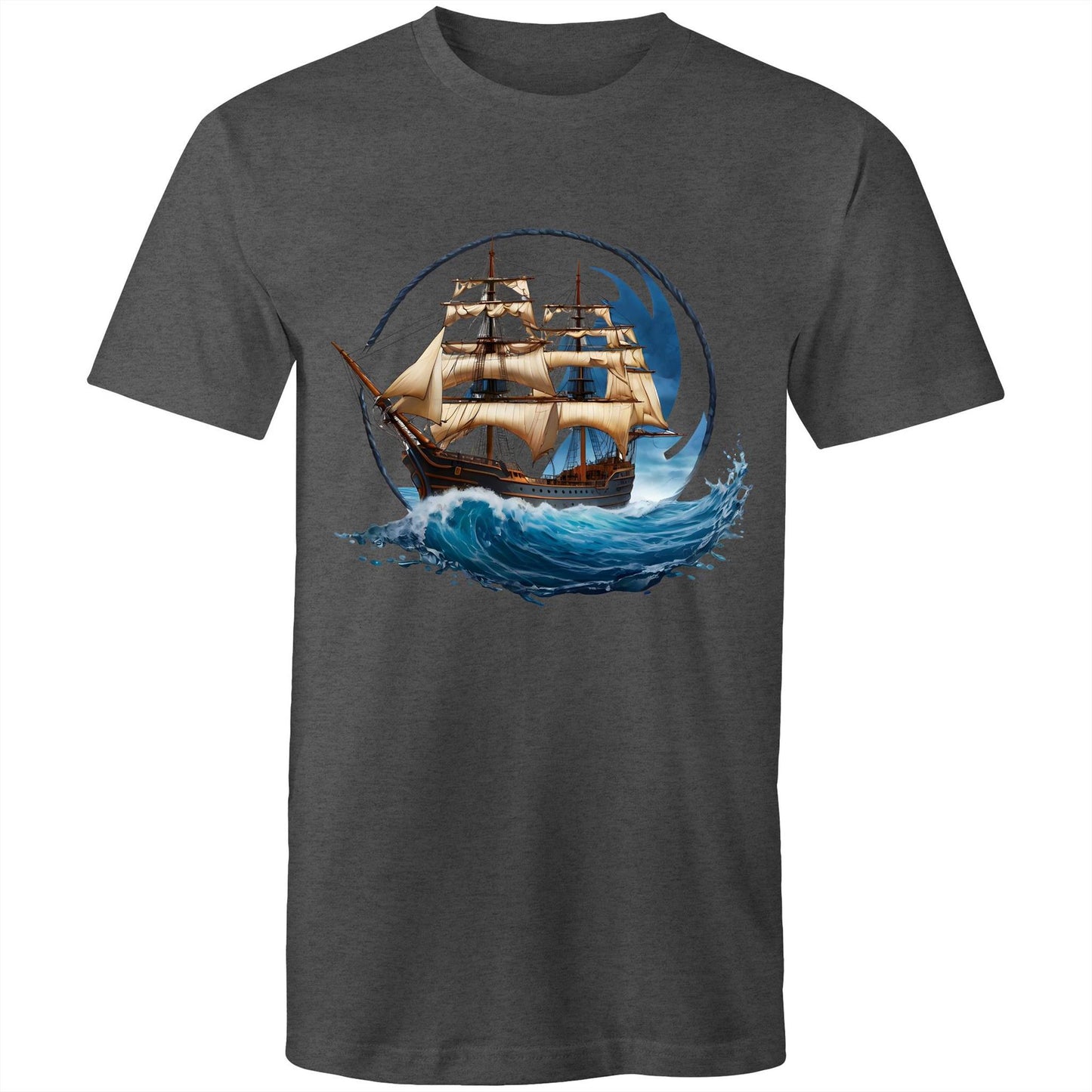 Men's Earthfolk T shirt - Ahoy me Hearties - The Crescent Moon