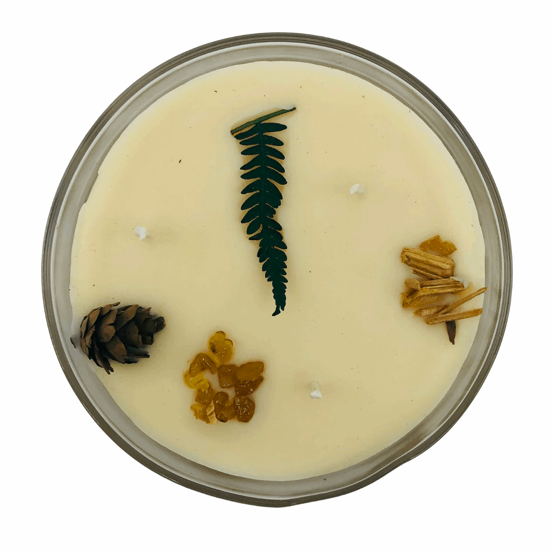 Botanicals Soy Candle - Balsam Cedarwood - The Crescent Moon