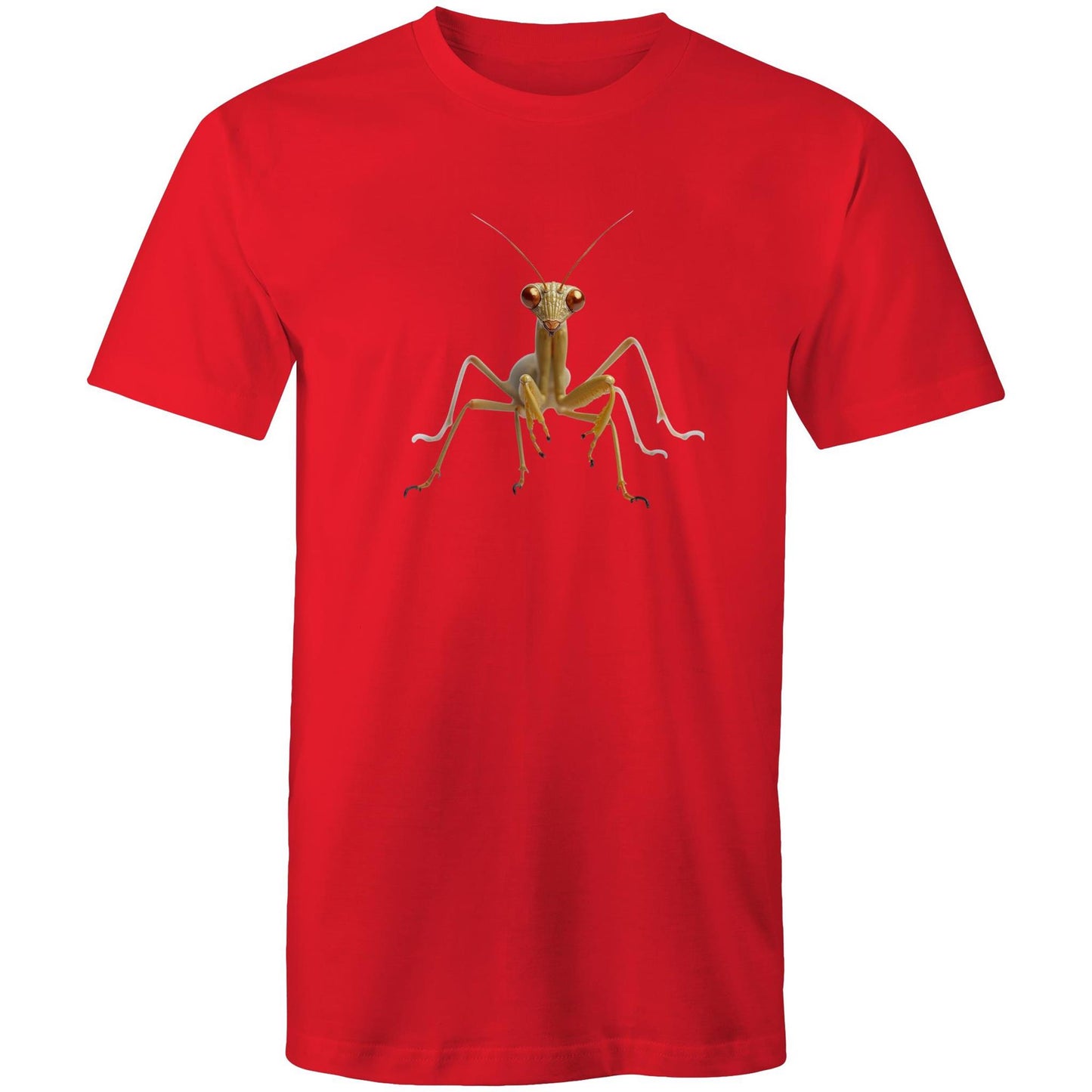 Men's Earthfolk Printed T shirt - Praying Mantis - The Crescent Moon