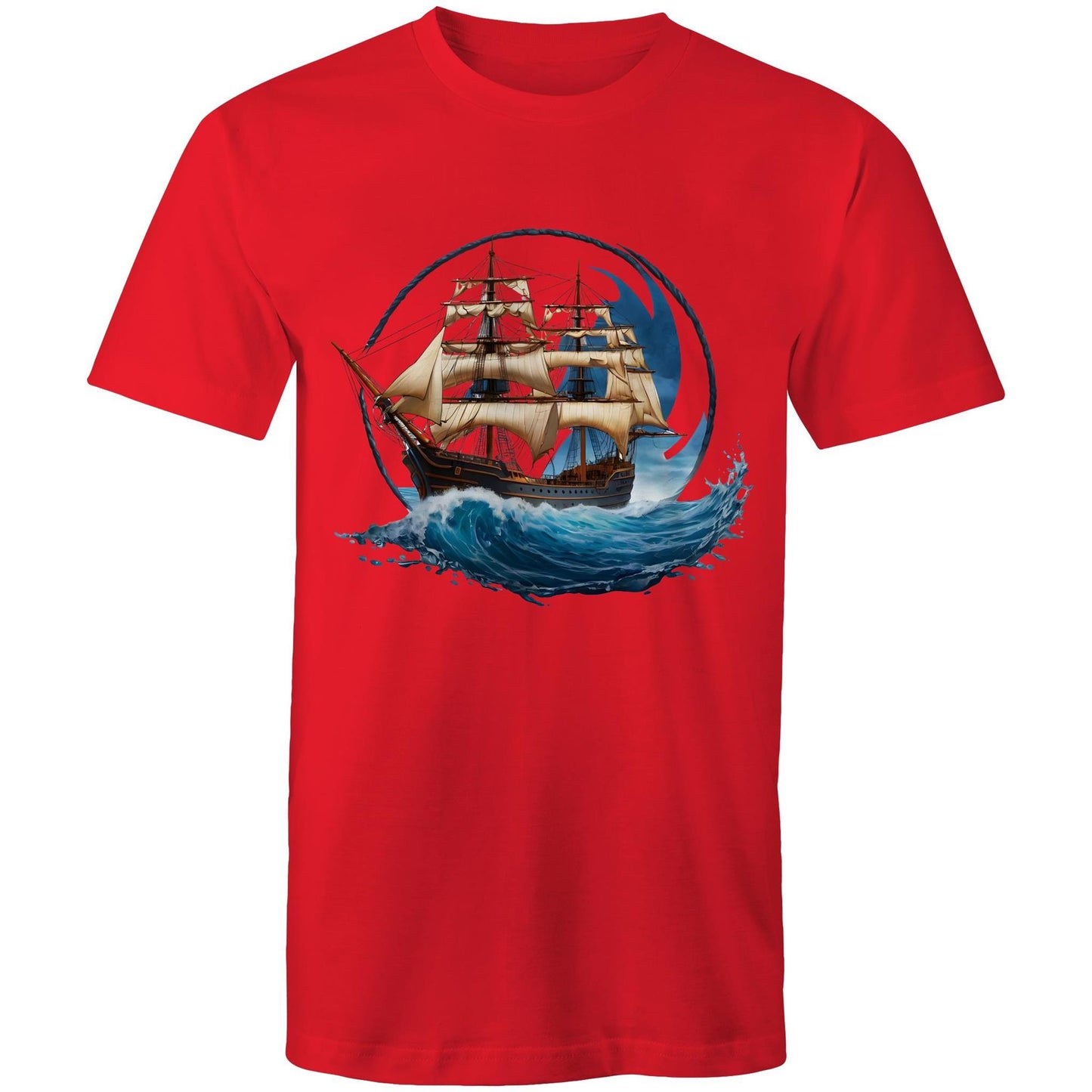 Men's Earthfolk T shirt - Ahoy me Hearties - The Crescent Moon