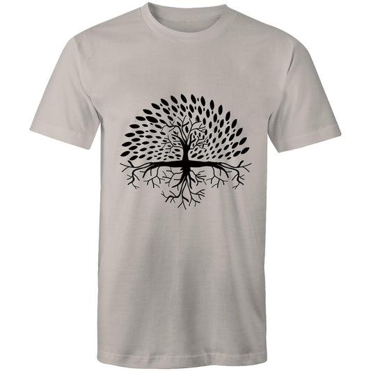 Men's Earthfolk Printed T shirt - Tree of Life - The Crescent Moon
