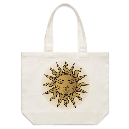 Earthfolk Canvas Tote Bag - Tarot Sun - The Crescent Moon