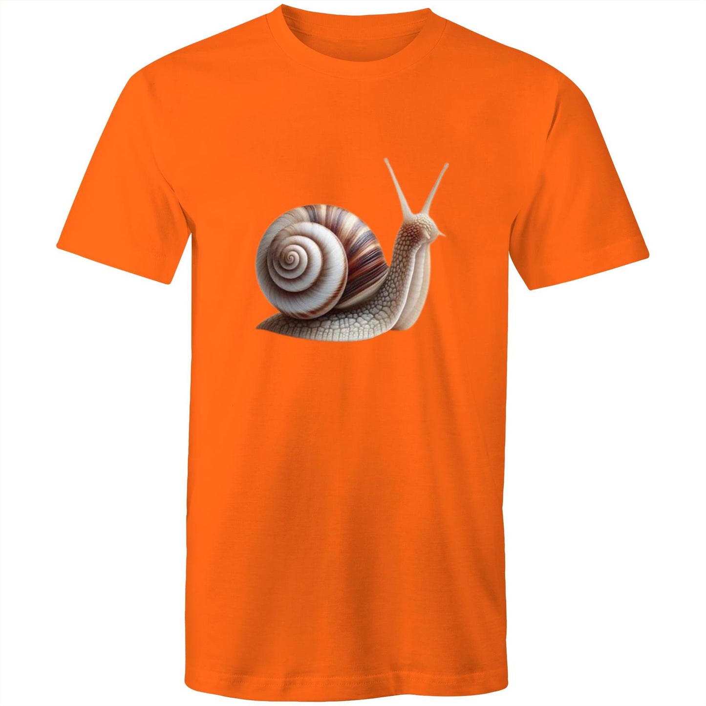 Men's Earthfolk printed T shirt - Snail - The Crescent Moon