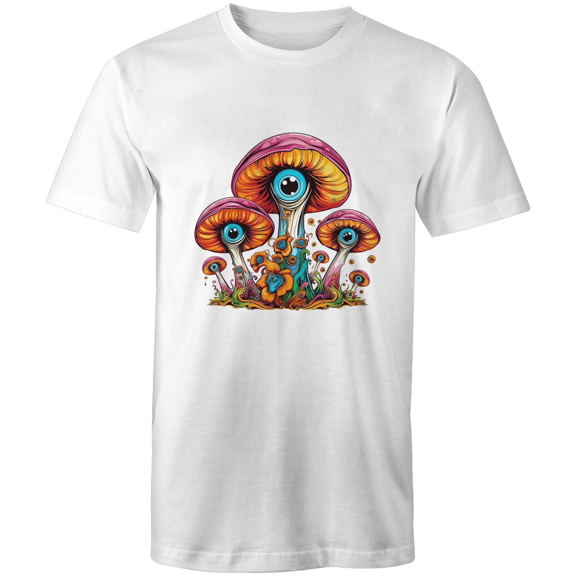Men's Earthfolk T shirt - Psychedelic Mushroom - The Crescent Moon