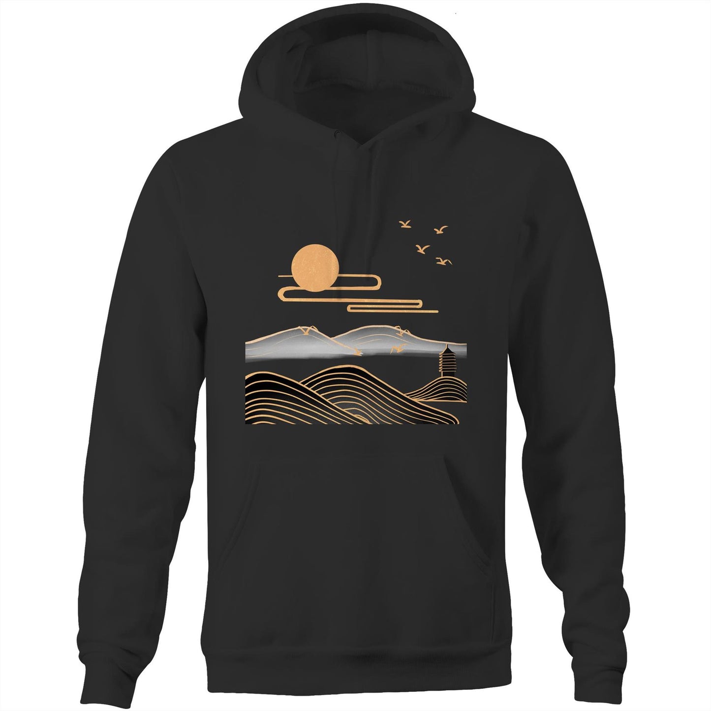Unisex Earthfolk Hoodie - Natures Rise - The Crescent Moon