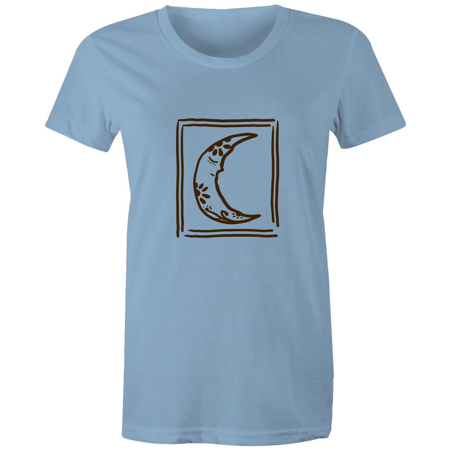 Women's Earthfolk T shirt - Sleepy Moon