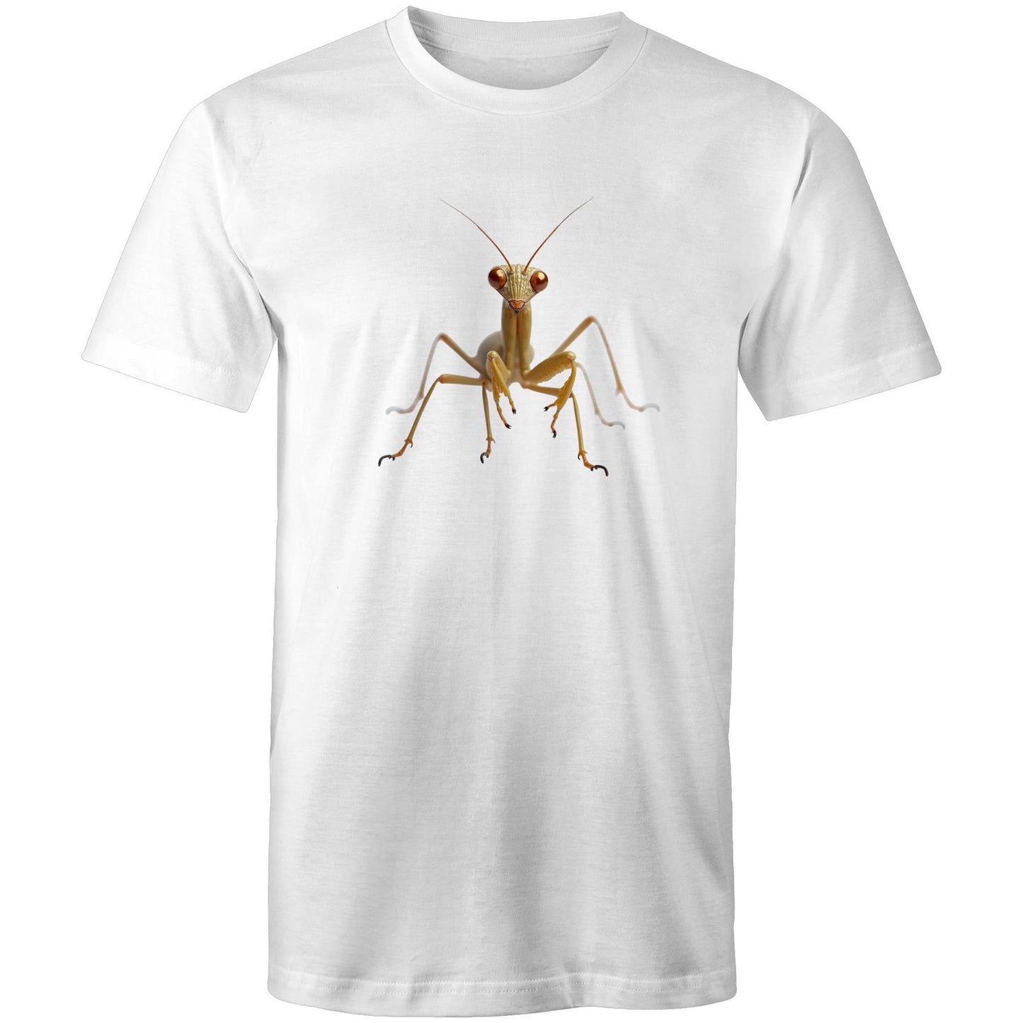 Men's Earthfolk Printed T shirt - Praying Mantis - The Crescent Moon