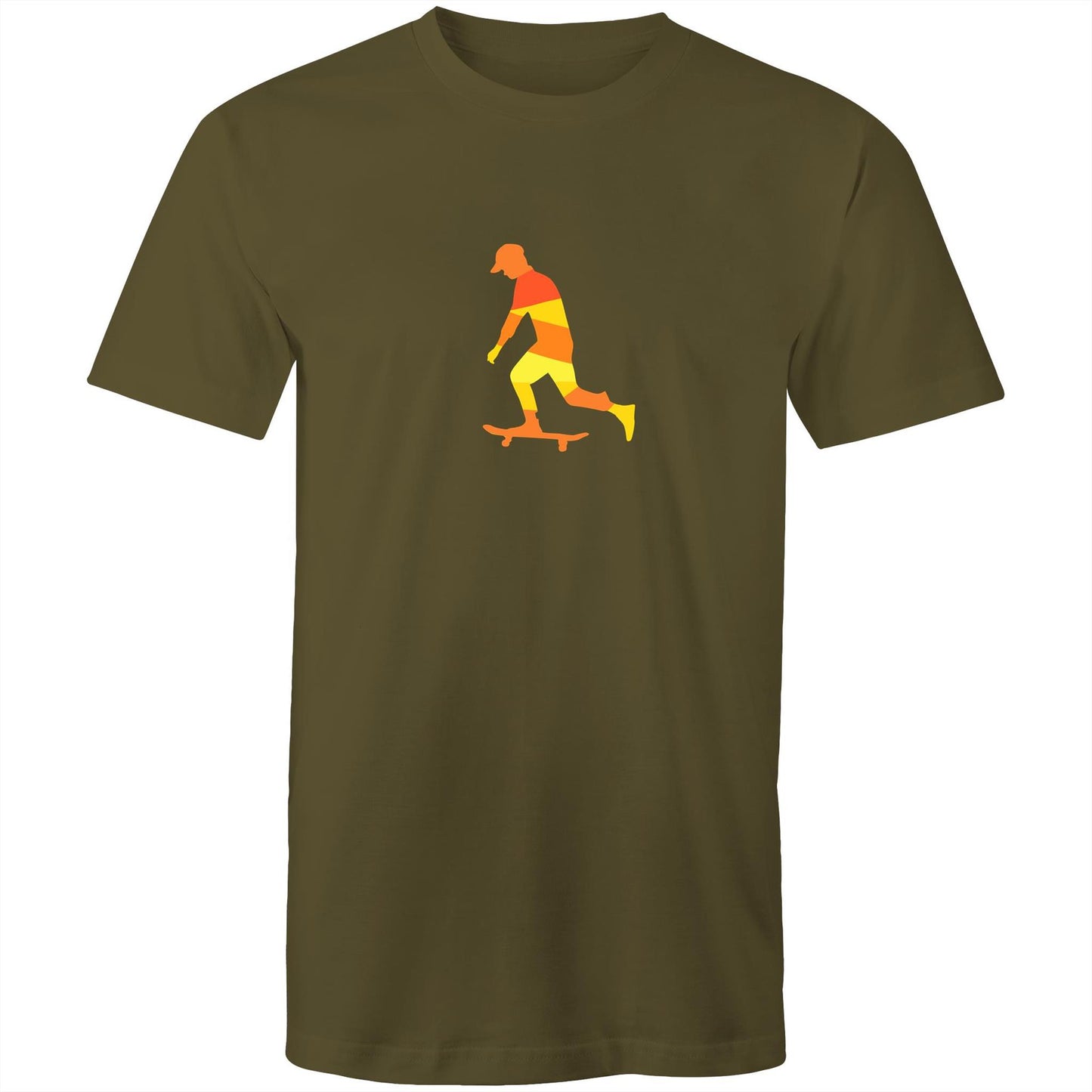 Men's Earthfolk T shirt - Sunset Skater