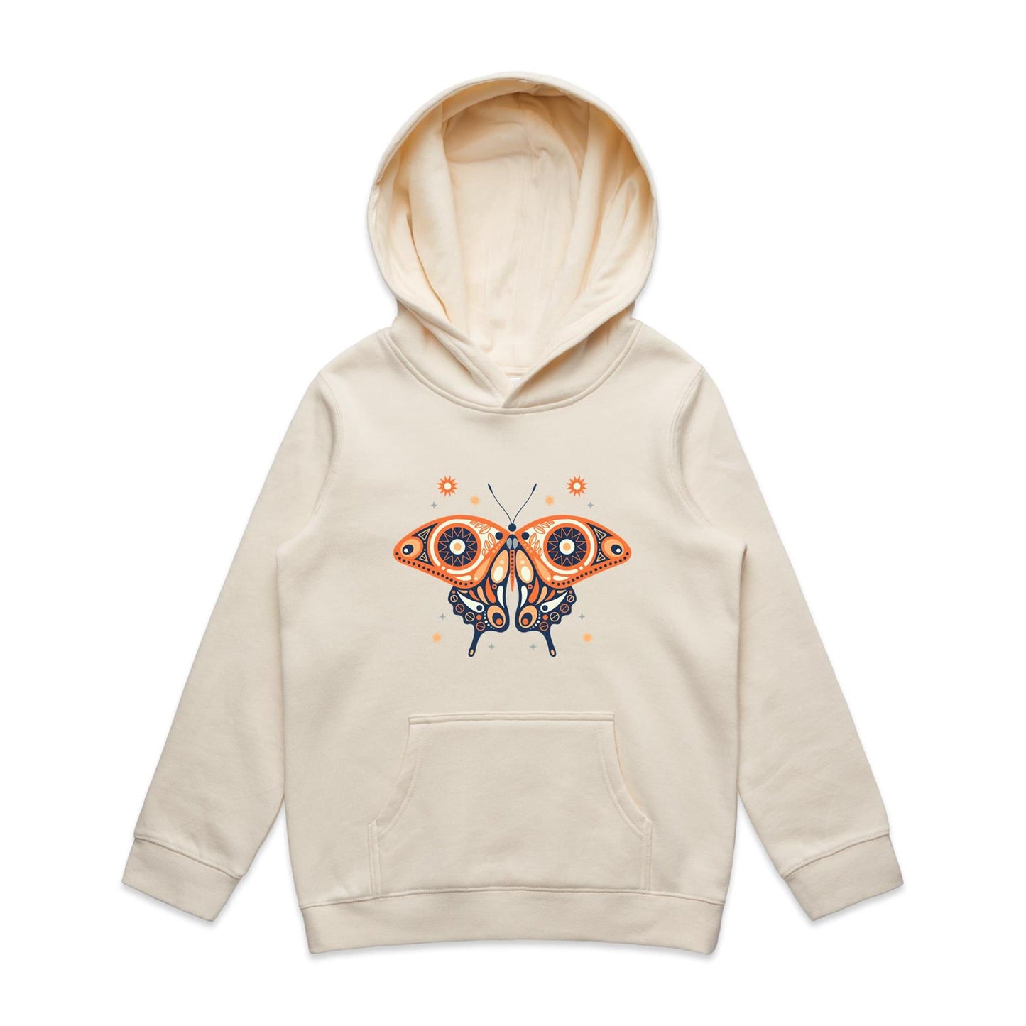 Kids Earthfolk Hoodie - Bohemian Butterfly
