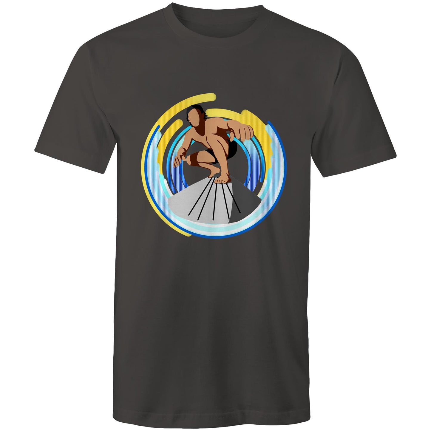 Men's Earthfolk T shirt - Green Room - The Crescent Moon