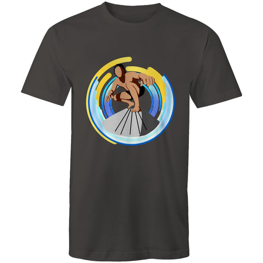 Men's Earthfolk T shirt - Green Room - The Crescent Moon