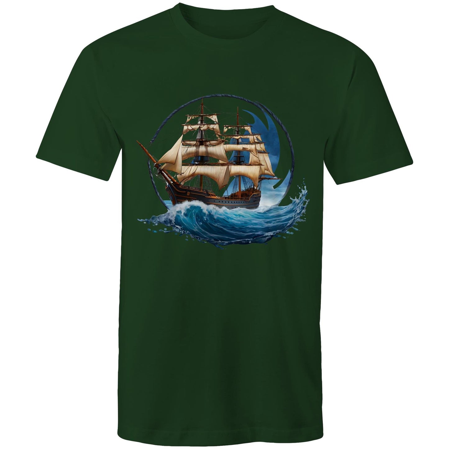 Men's Earthfolk T shirt - Ahoy me Hearties - The Crescent Moon