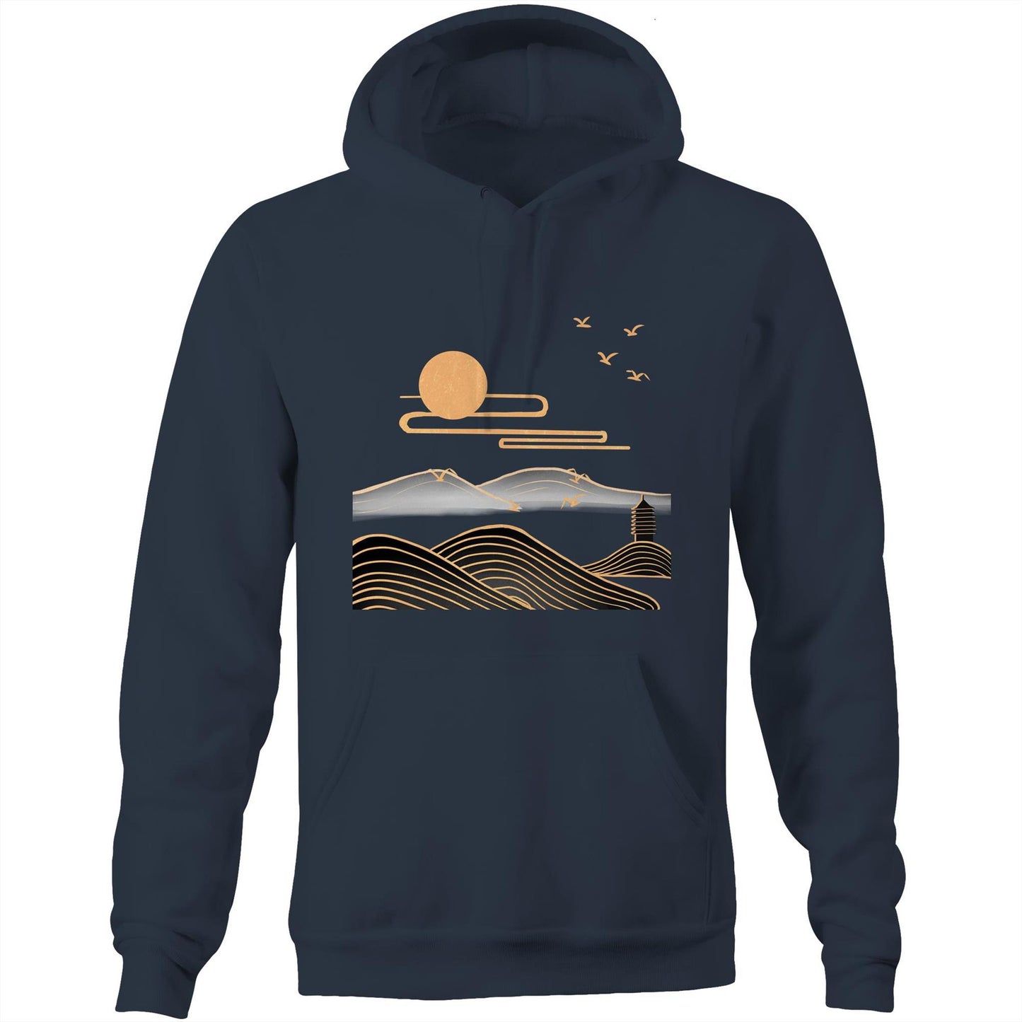 Unisex Earthfolk Hoodie - Natures Rise - The Crescent Moon