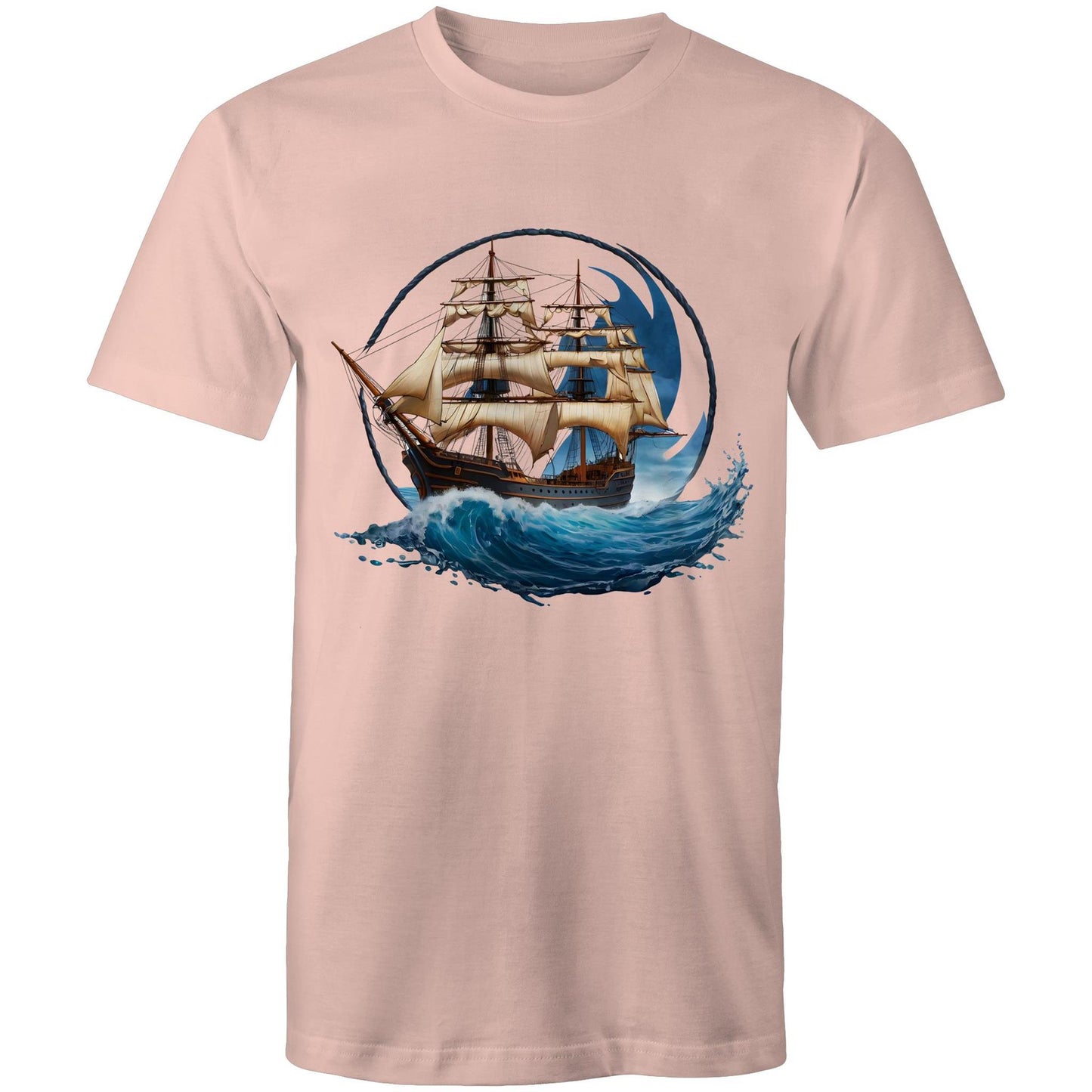 Men's Earthfolk T shirt - Ahoy me Hearties - The Crescent Moon