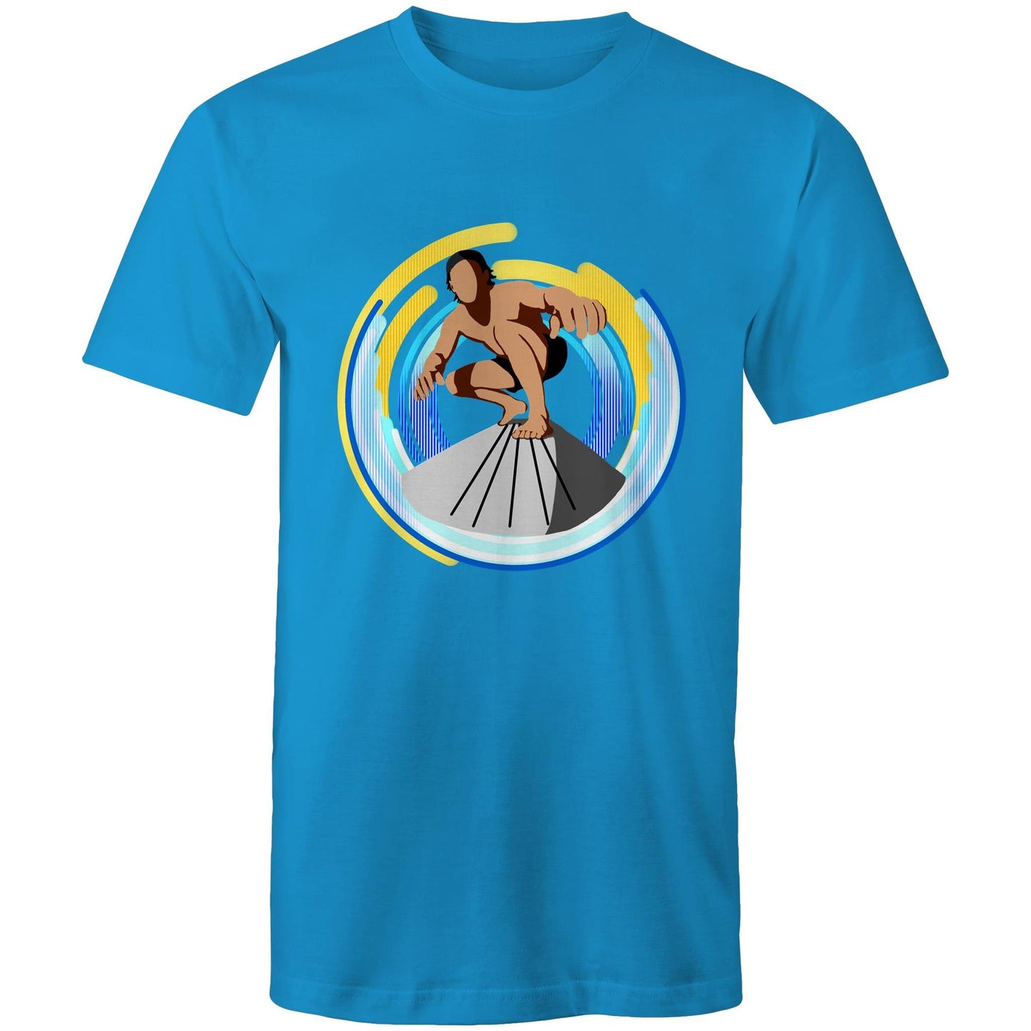 Men's Earthfolk T shirt - Green Room - The Crescent Moon