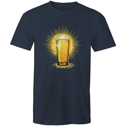 Men's Earthfolk T shirt - Holy Grail Beer - The Crescent Moon