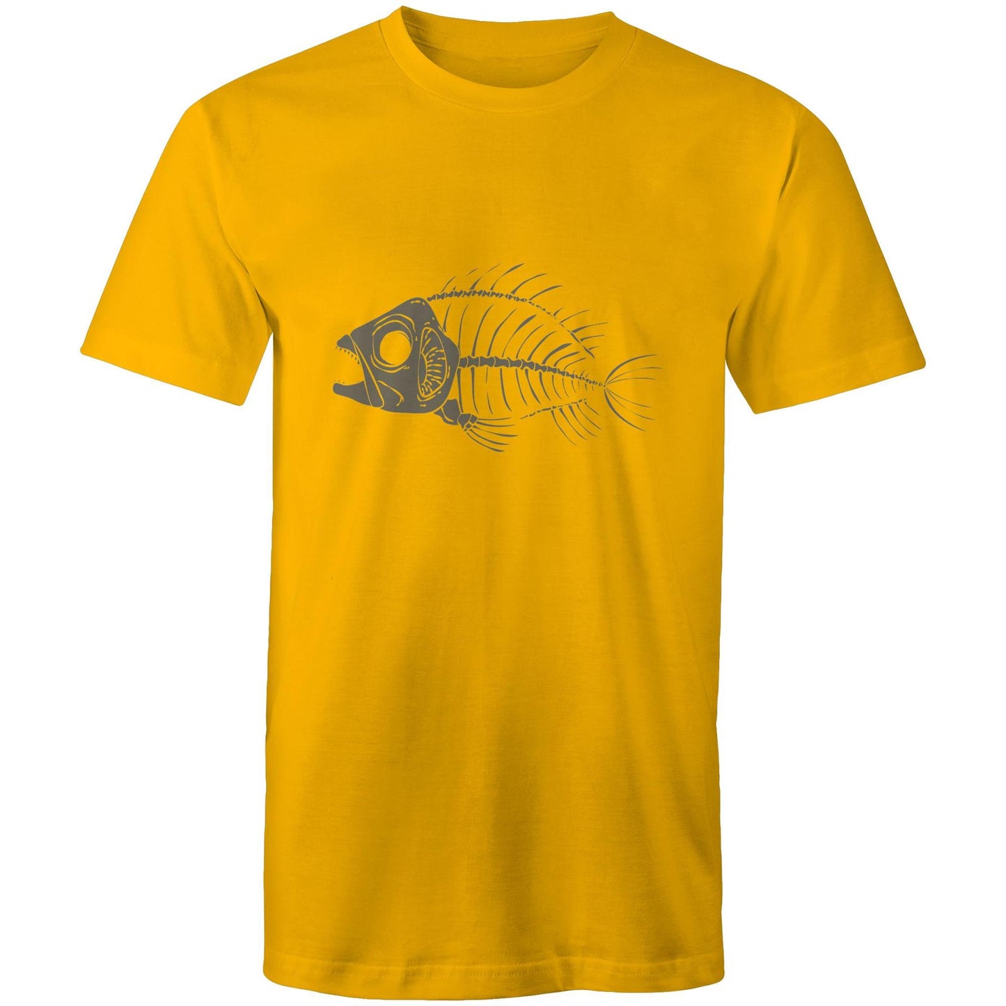 Men's Earthfolk T shirt - Fish Bones - The Crescent Moon