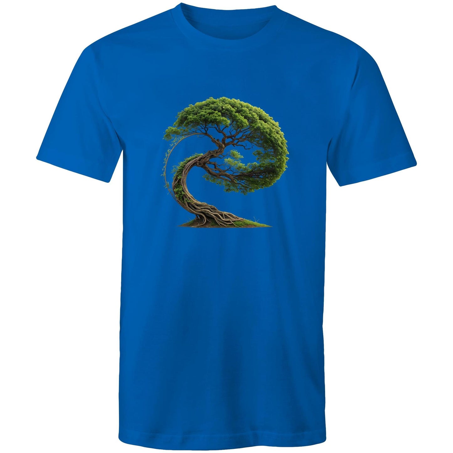 Men's Earthfolk T shirt - Swept in Motion - The Crescent Moon