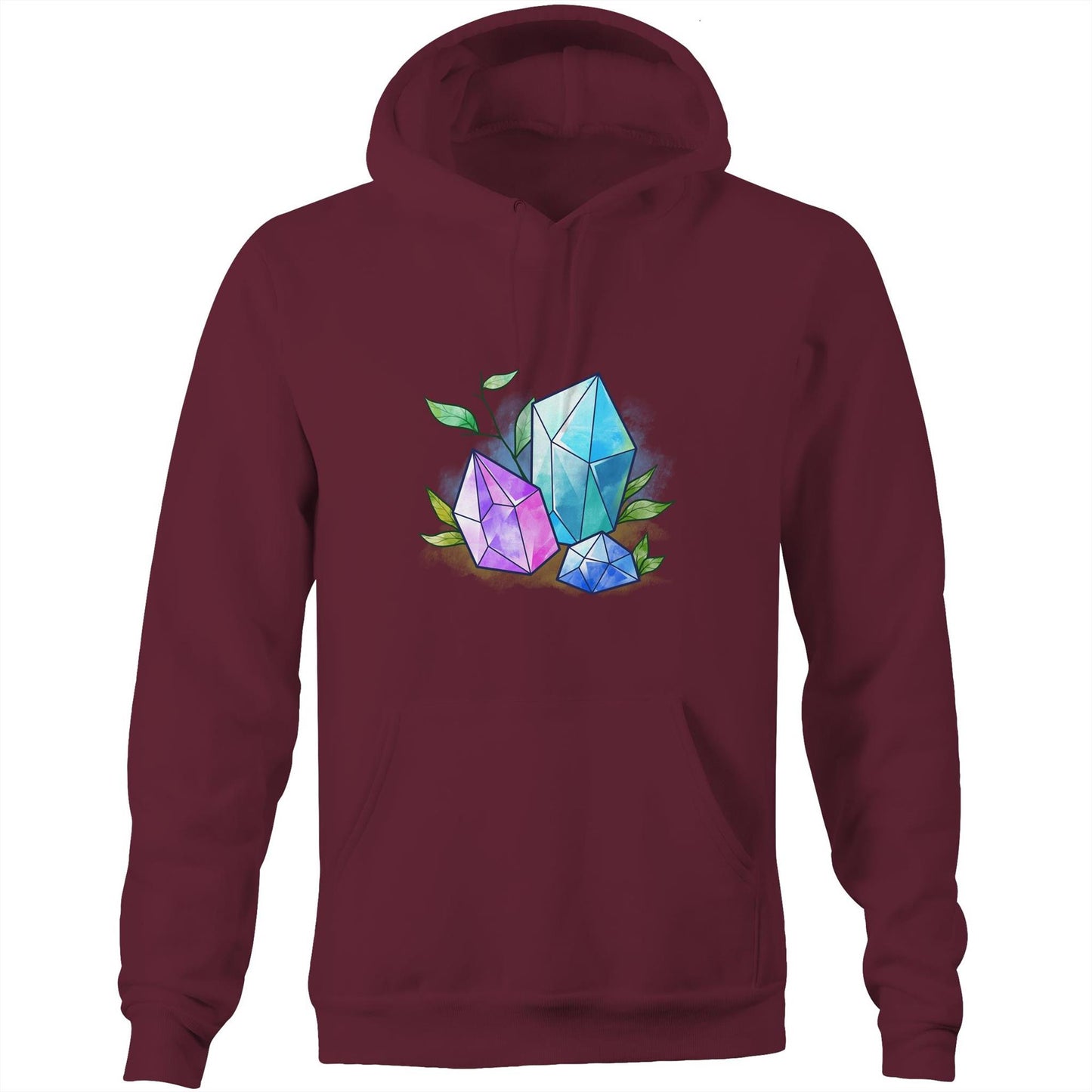 Unisex Earthfolk Hoodie - Water Crystals - The Crescent Moon