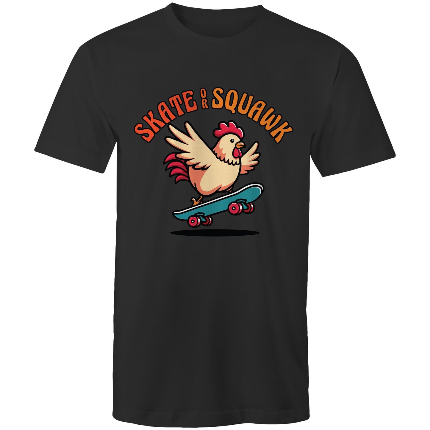 Men's Earthfolk T shirt - Skater Chook