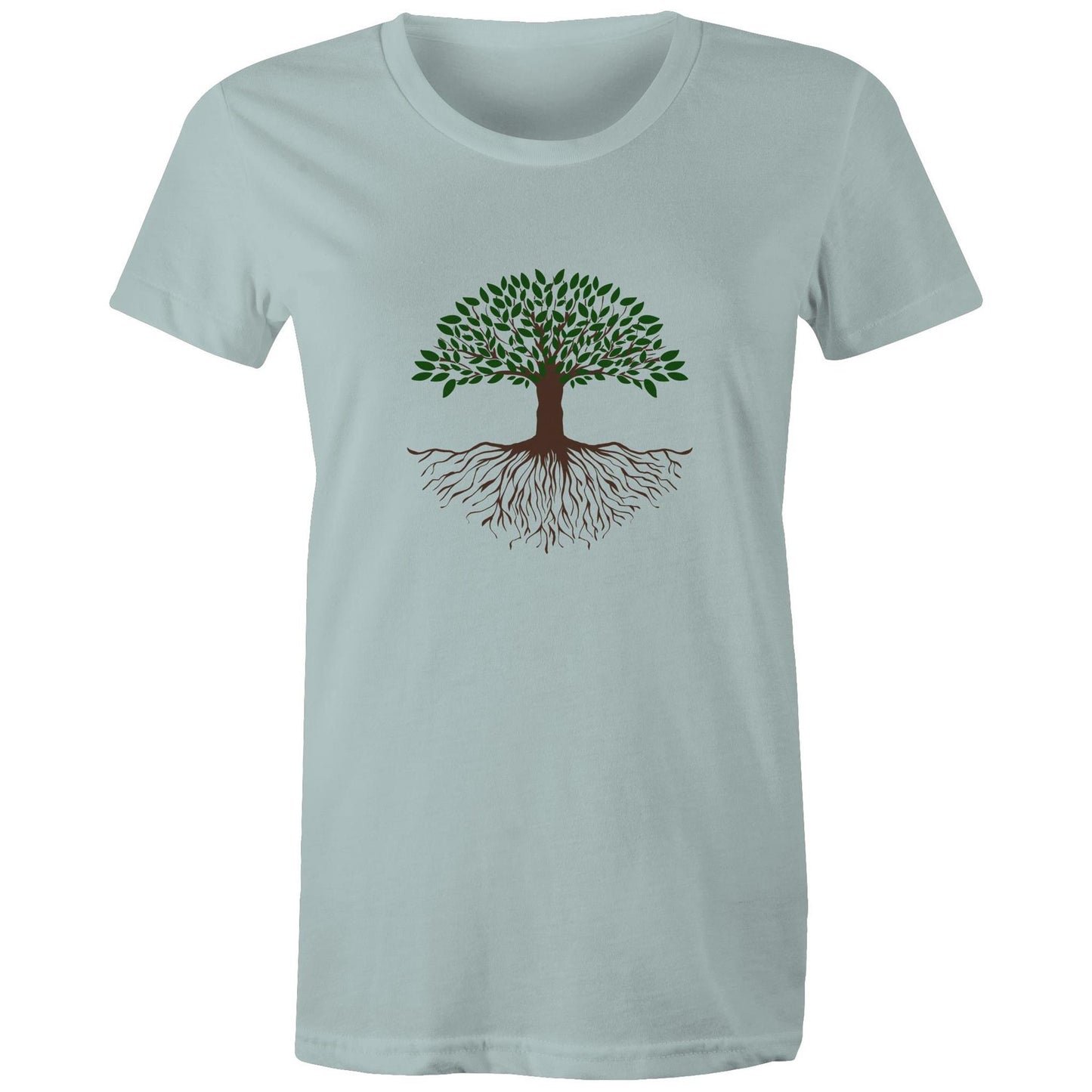 Women's Earthfolk T shirt - As above so below - The Crescent Moon