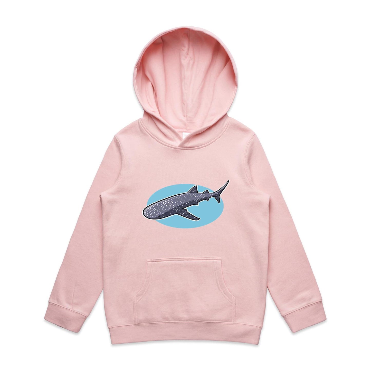 Kid's Earthfolk Hoodie - Cruising Whale Shark - The Crescent Moon
