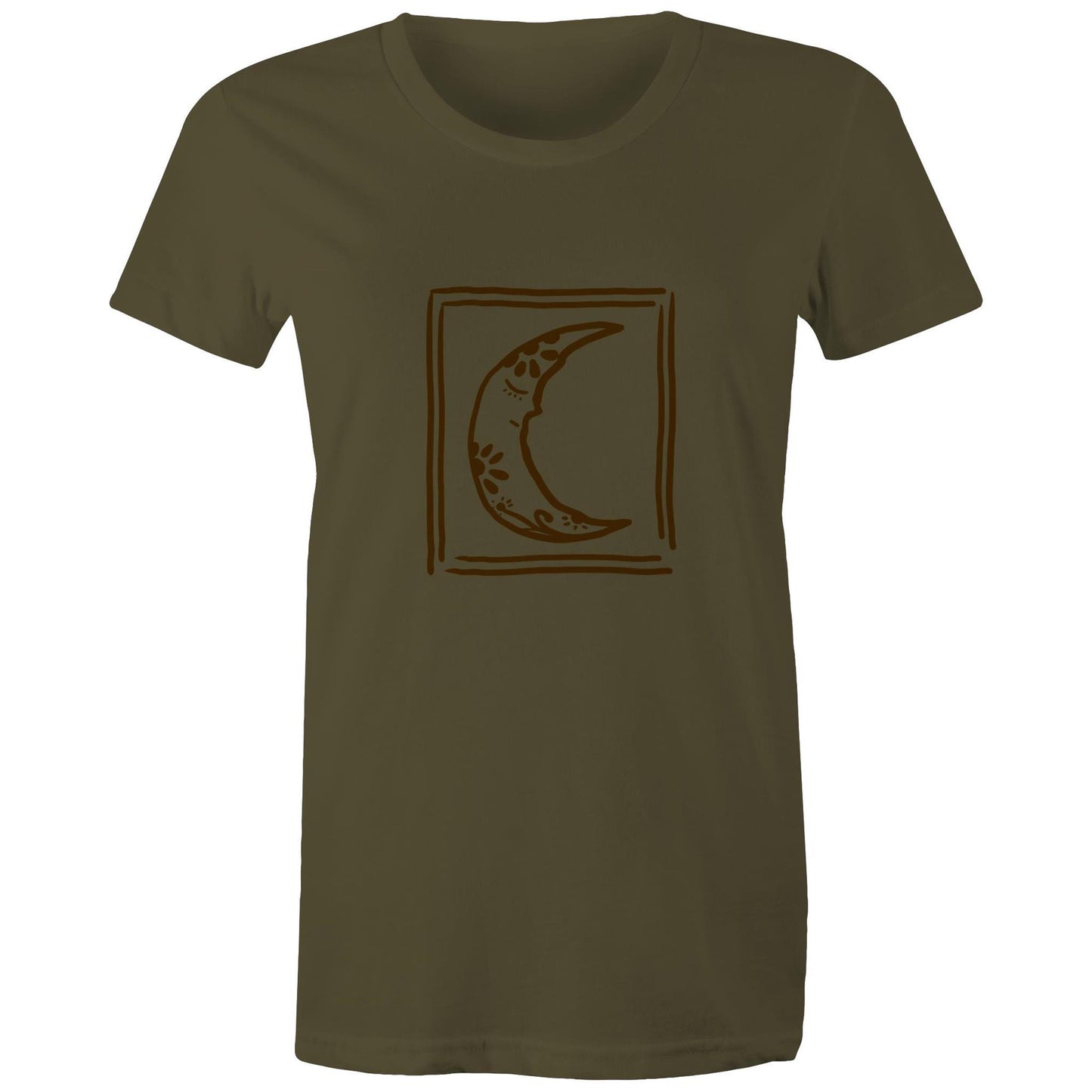Women's Earthfolk T shirt - Sleepy Moon
